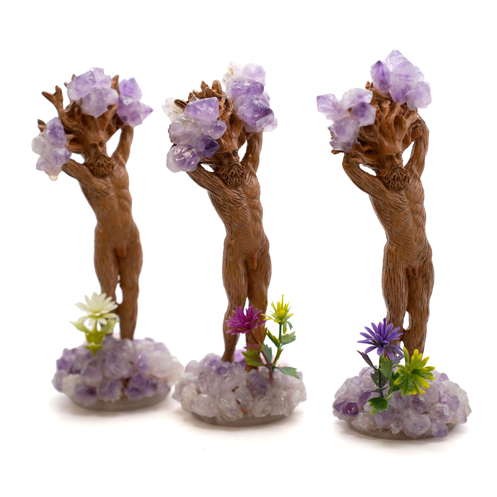 Tree Fairy Dryad with Crystals