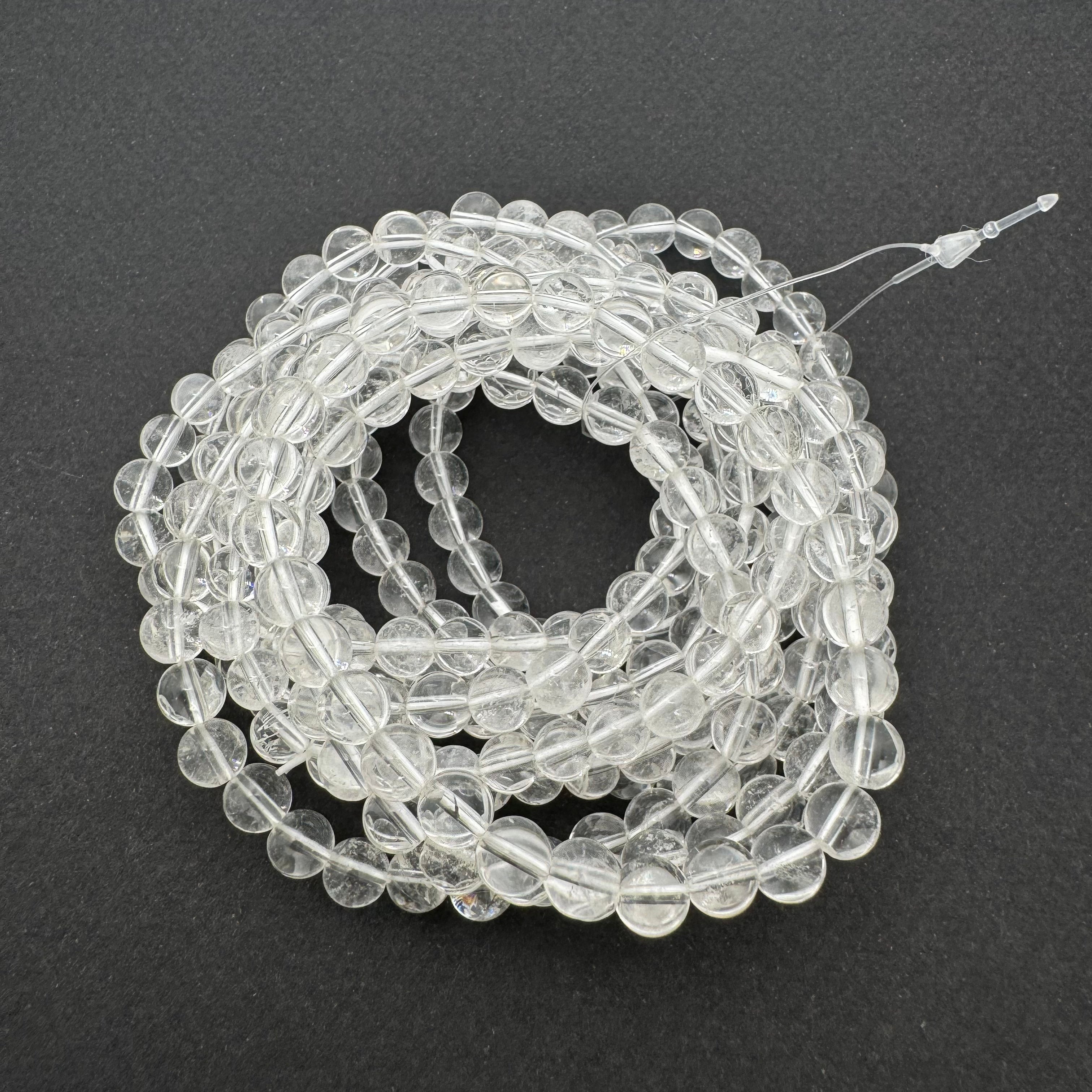 Clear Quartz Bracelet 8mm - 10 Pcs