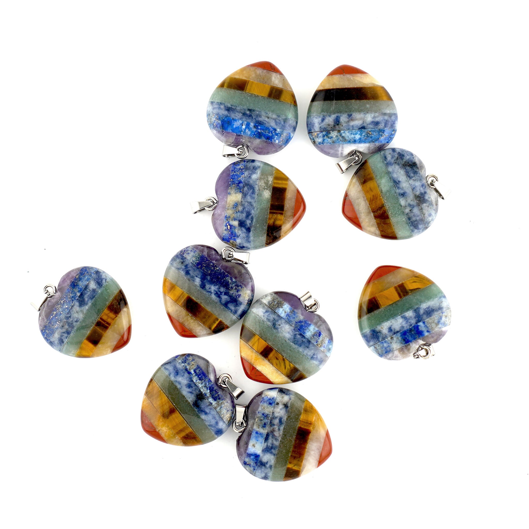 Chakra Heart Pendant - 10 Pcs