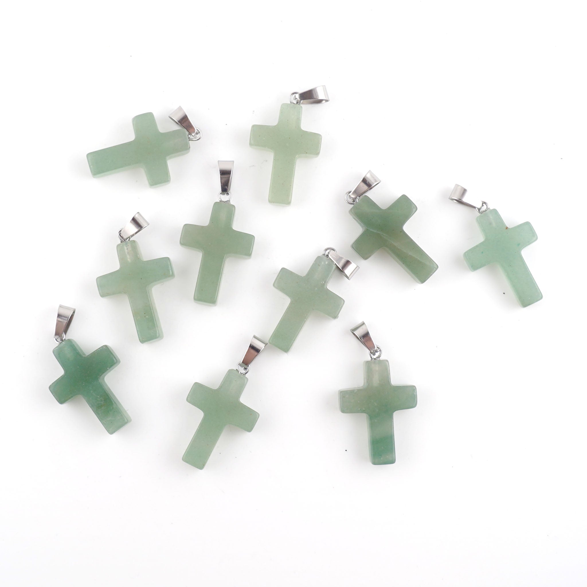 Cross Pendant 1 Inch - 10 Pcs