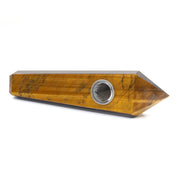 Yellow Tiger Eye Pipe