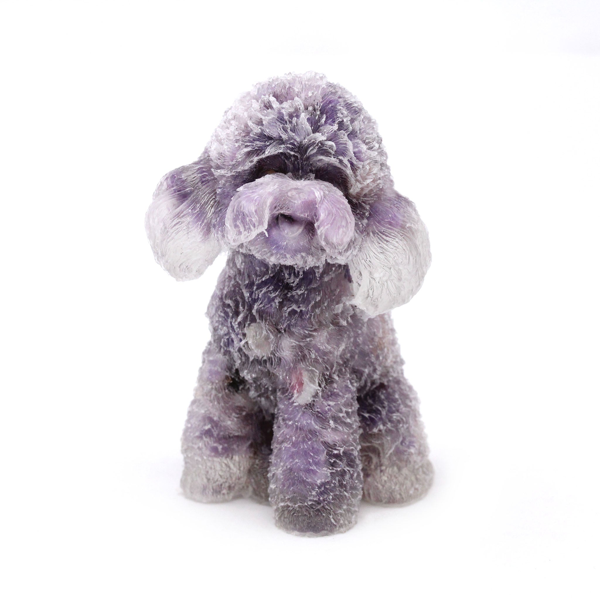 Crystal in Resin Poodle  4 Inches