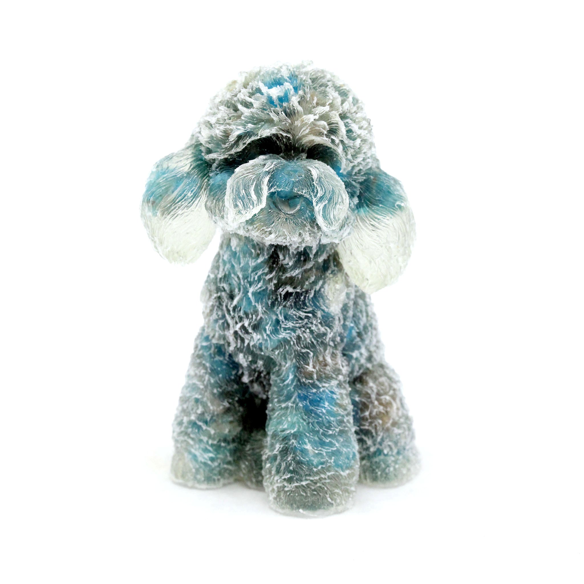 Crystal in Resin Poodle  4 Inches