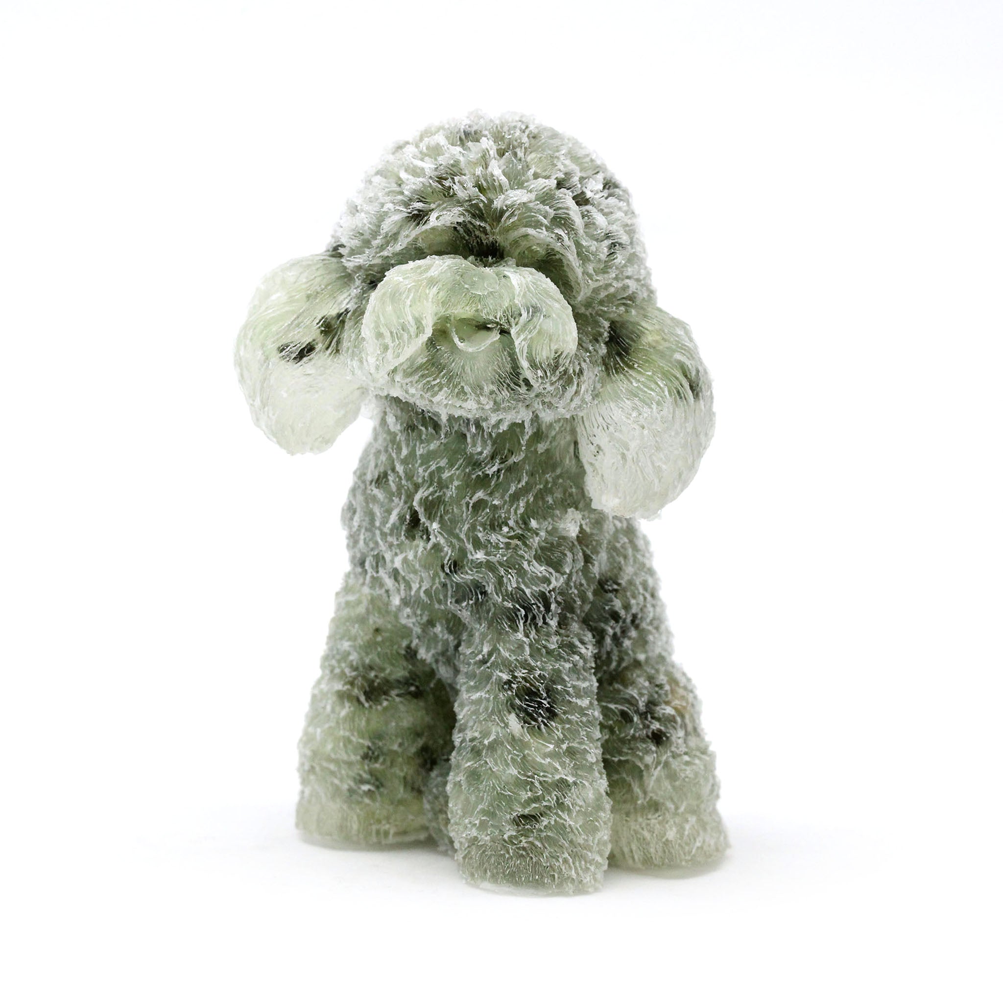 Crystal in Resin Poodle  4 Inches