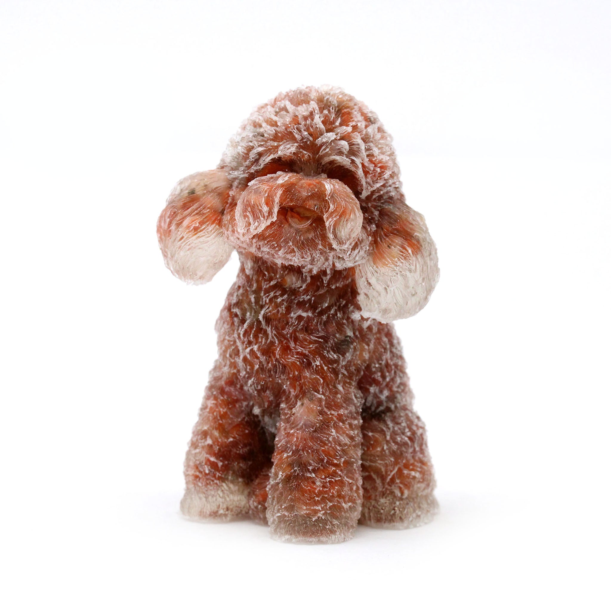 Crystal in Resin Poodle  4 Inches