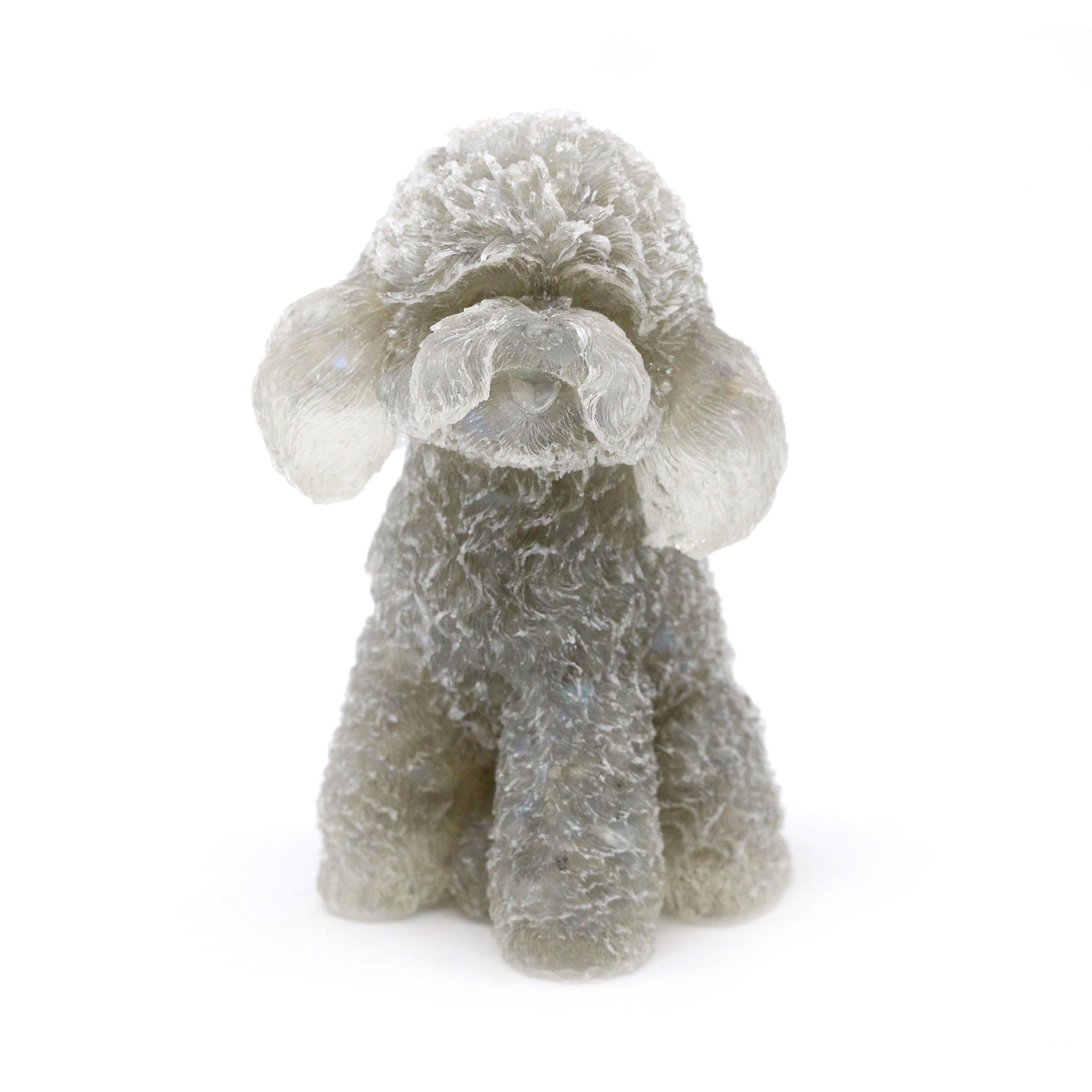 Crystal in Resin Poodle  4 Inches