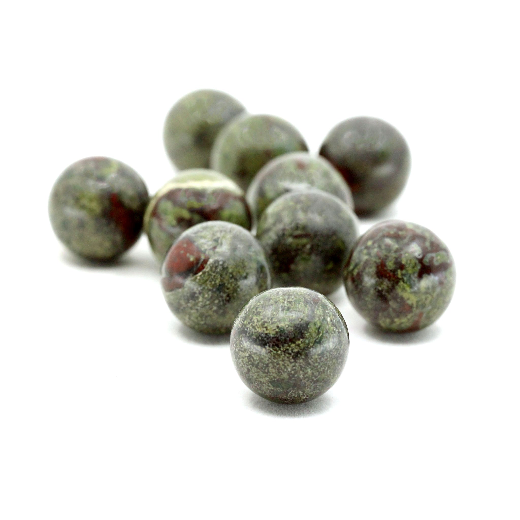 Dragon Bloodstone Spheres 20 mm - 50 Pcs
