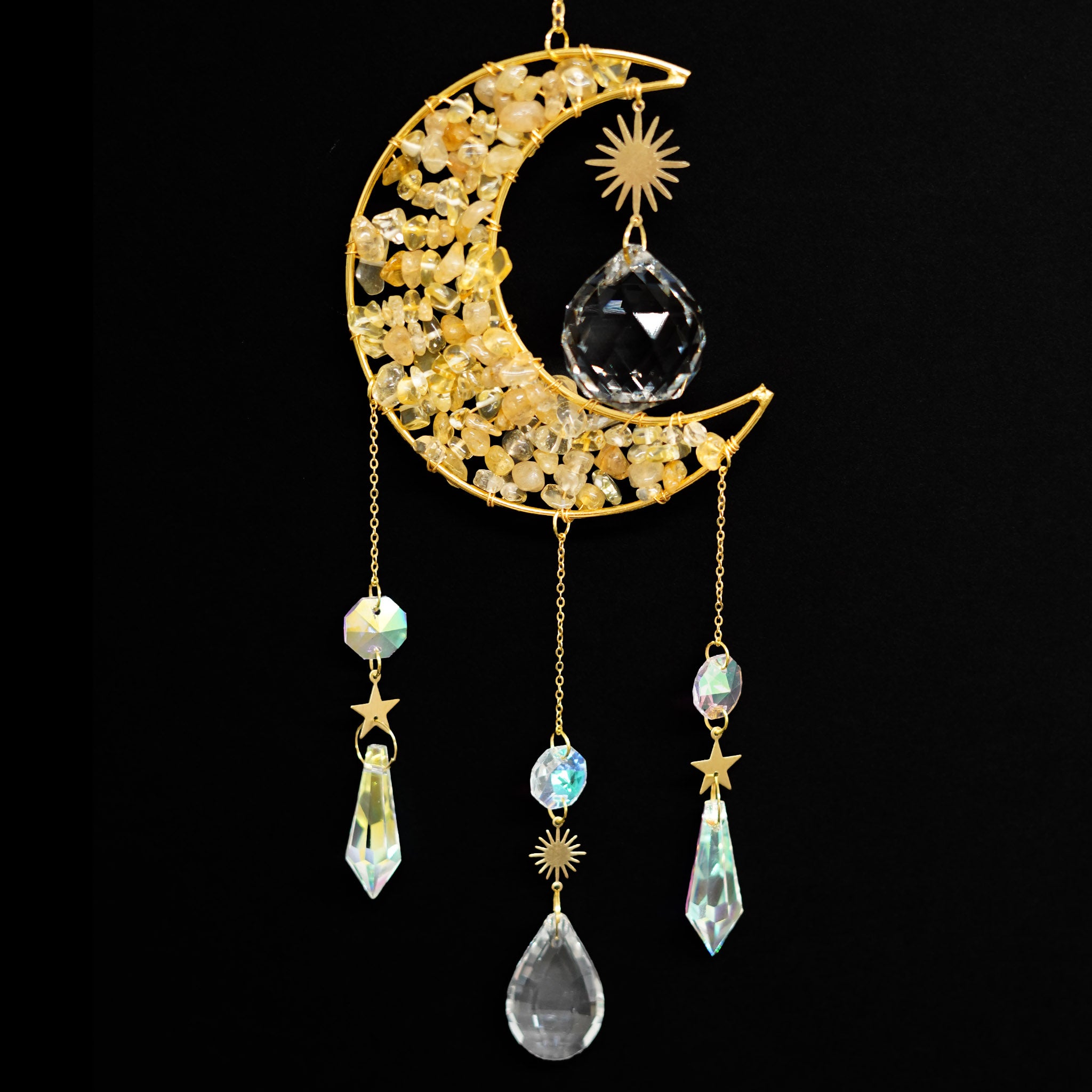 Suncatcher Moon - Citrine