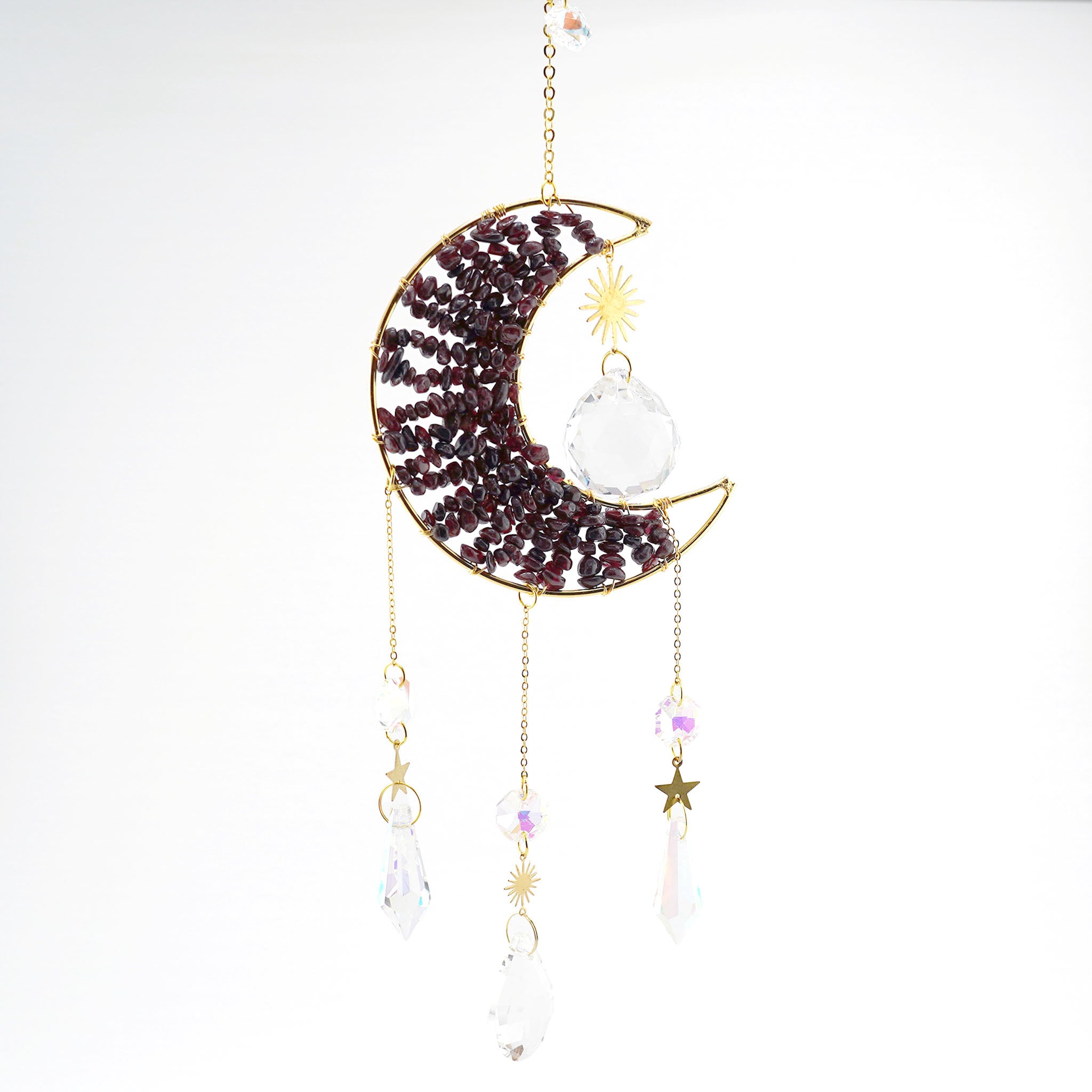 Suncatcher Moon - Garnet