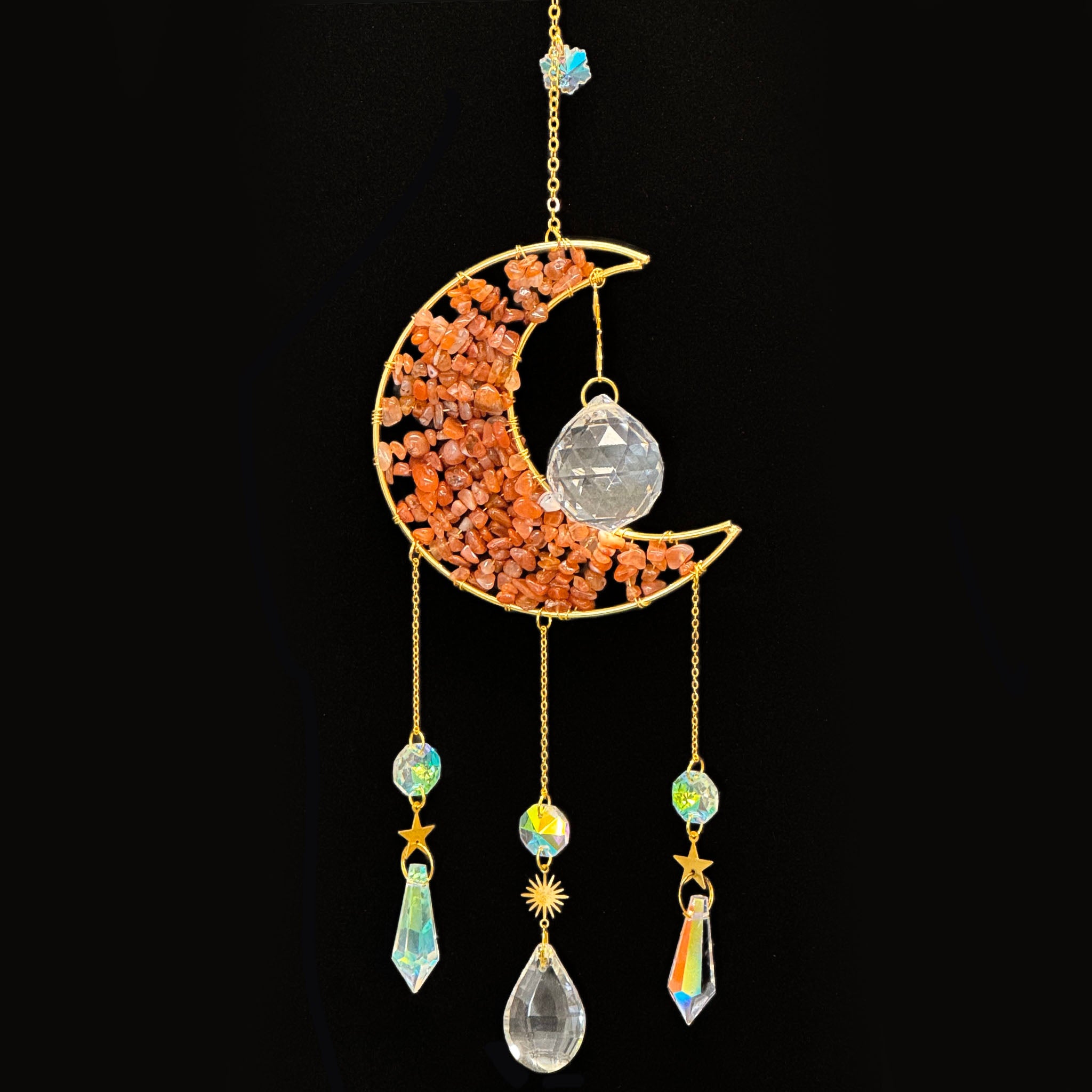 Suncatcher Moon - Carnelian