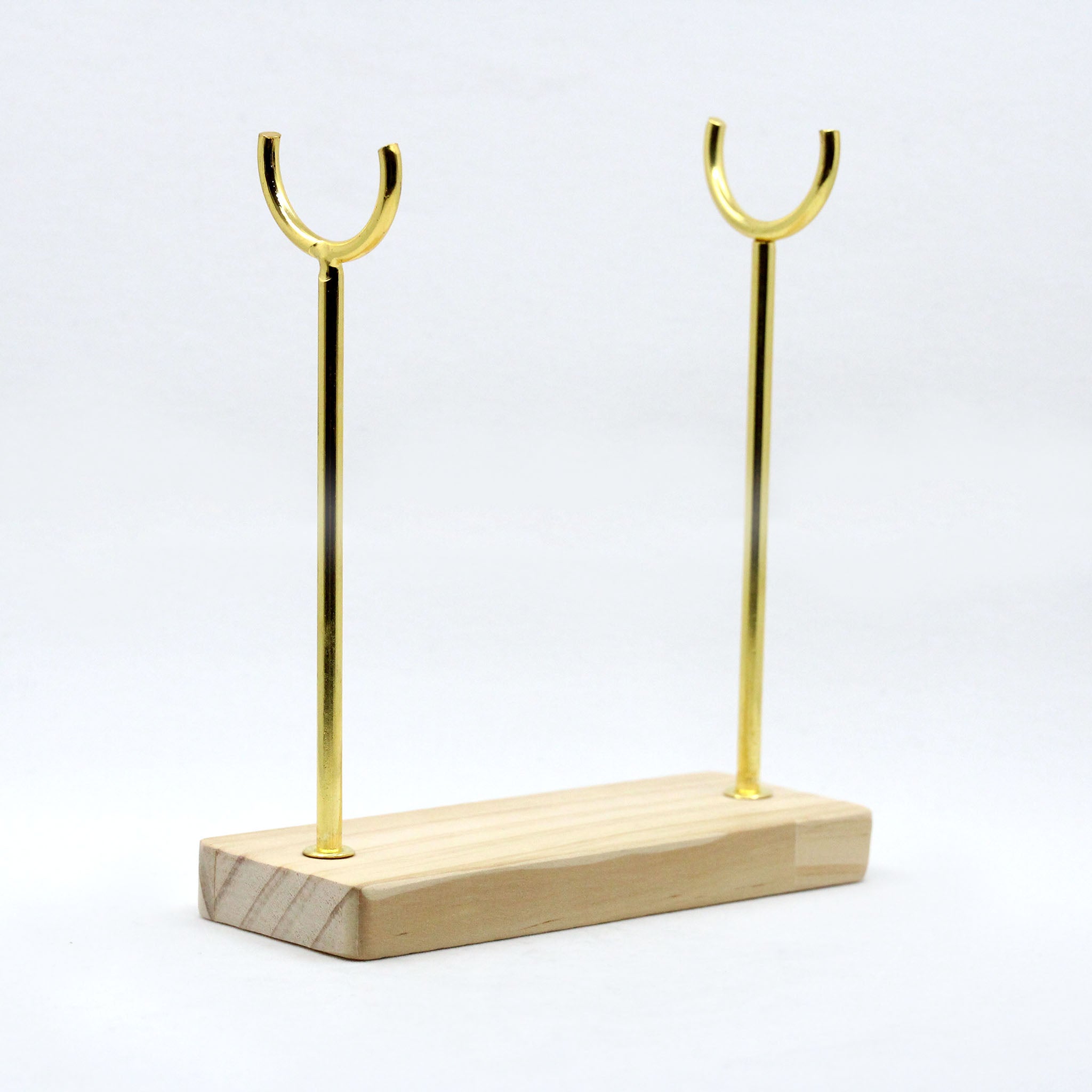 Wand Stand on Wood Base
