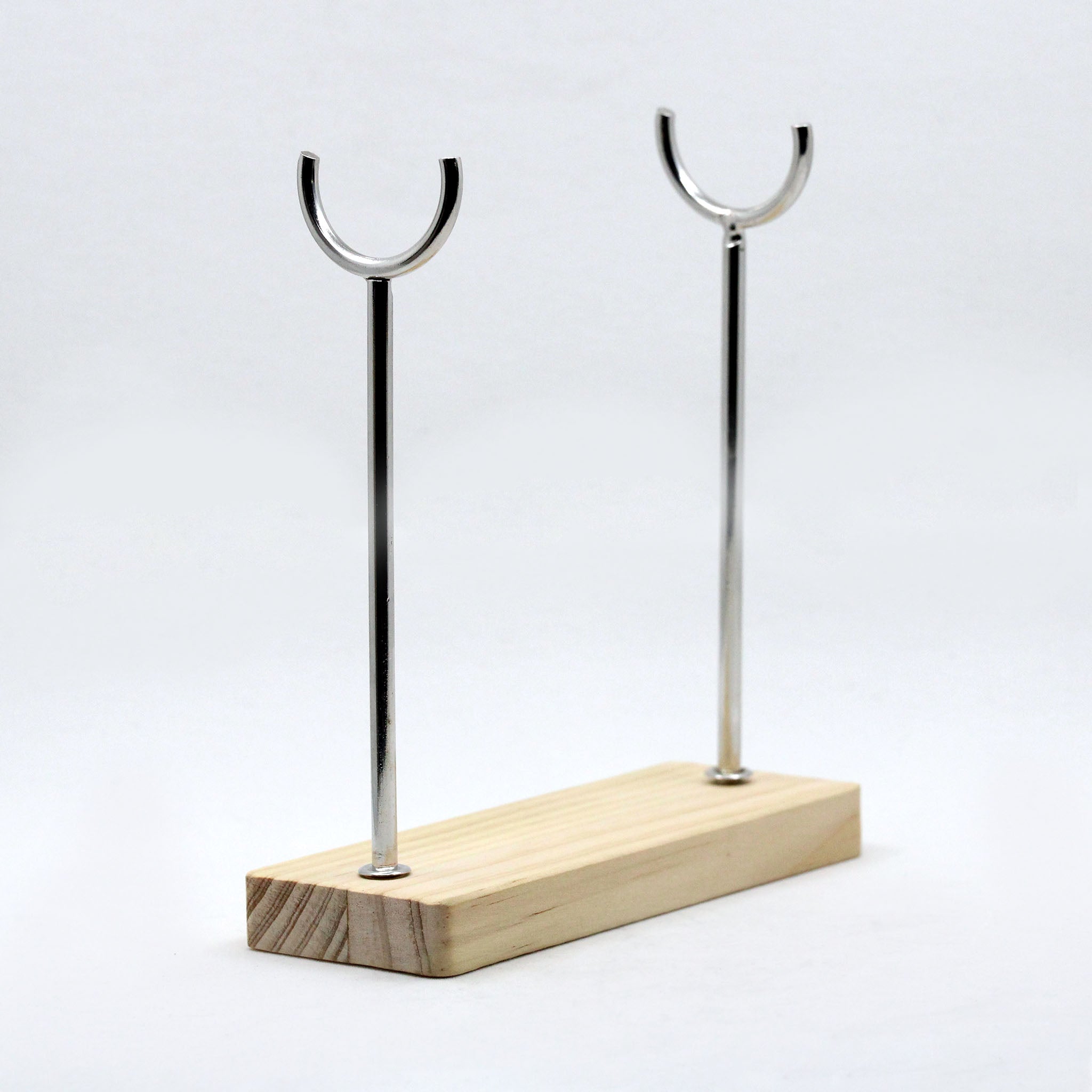 Wand Stand on Wood Base