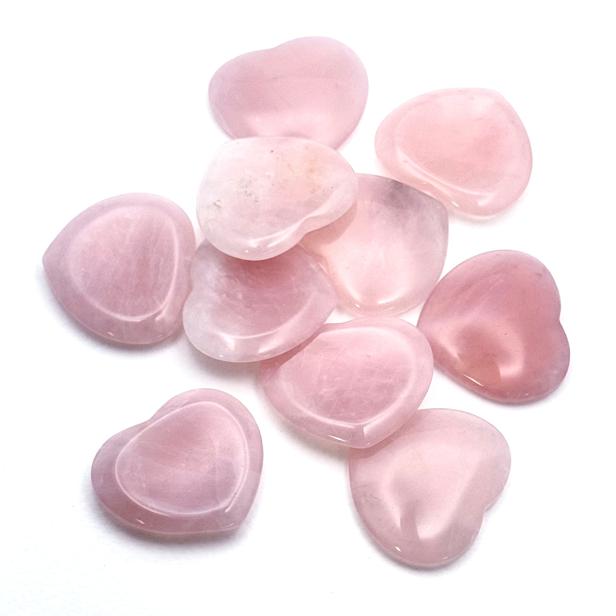 Heart Shaped Worry Stone - 10 Pcs