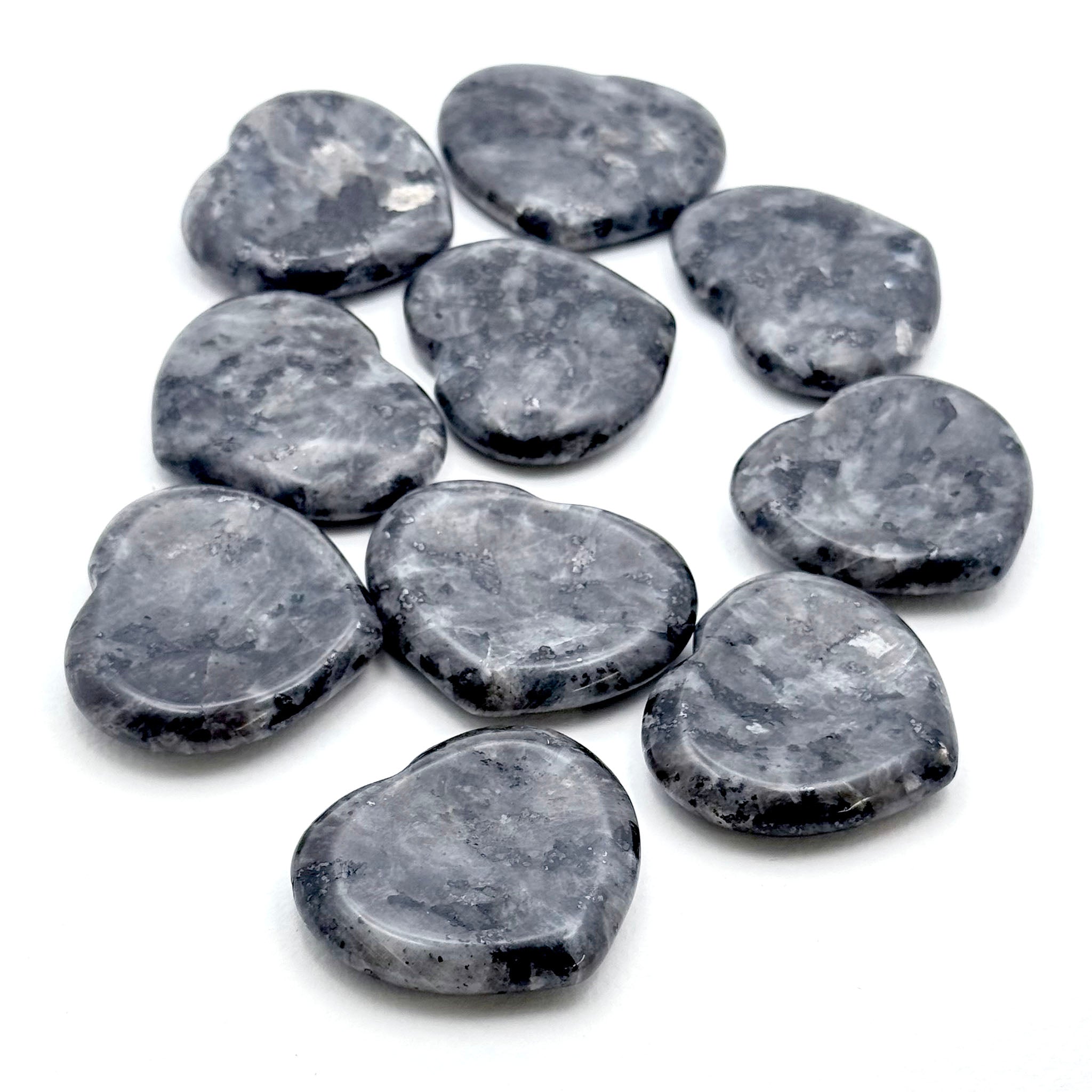 Heart Shaped Worry Stone - 10 Pcs