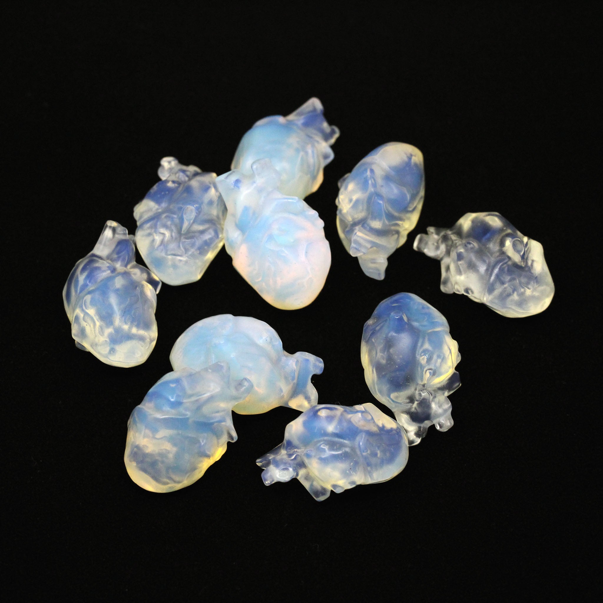 Anatomical Human Heart 30mm - 10 Pcs/set