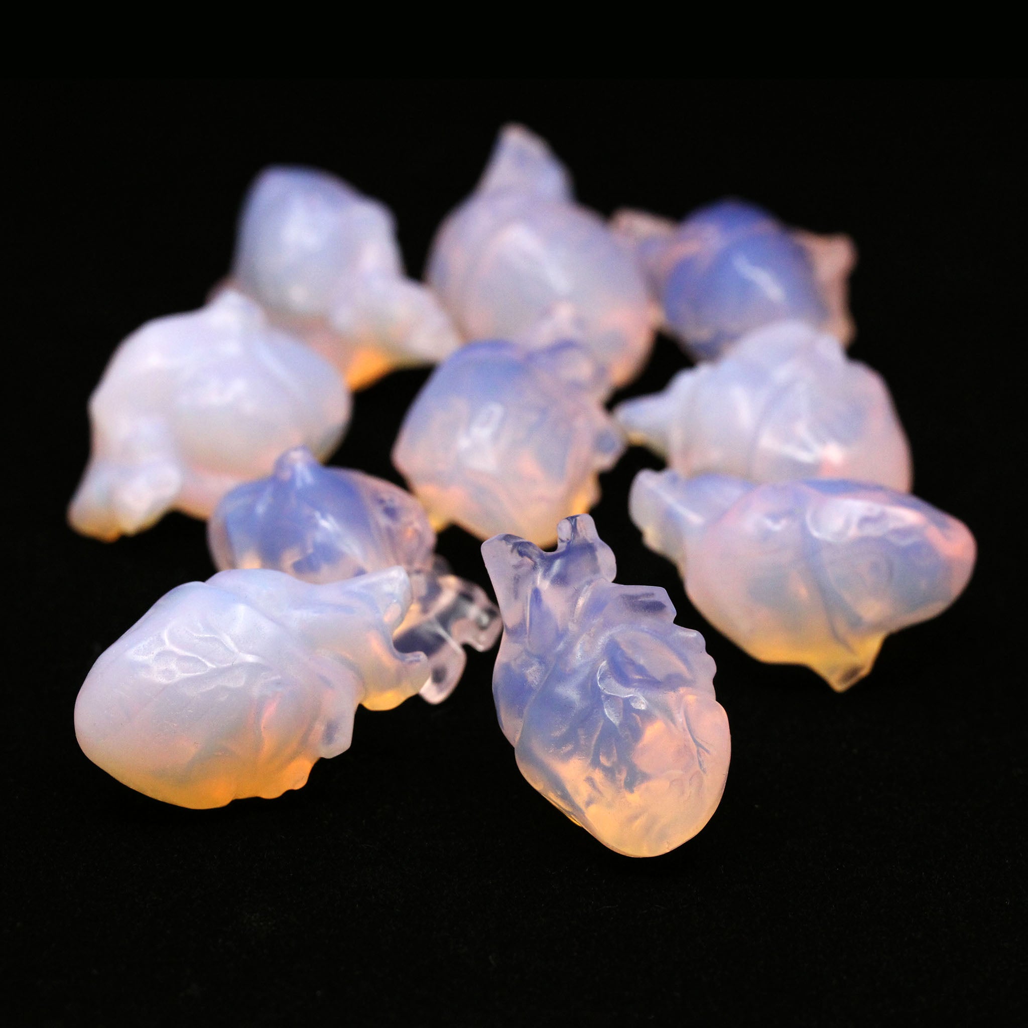 Anatomical Human Heart 30mm - 10 Pcs/set