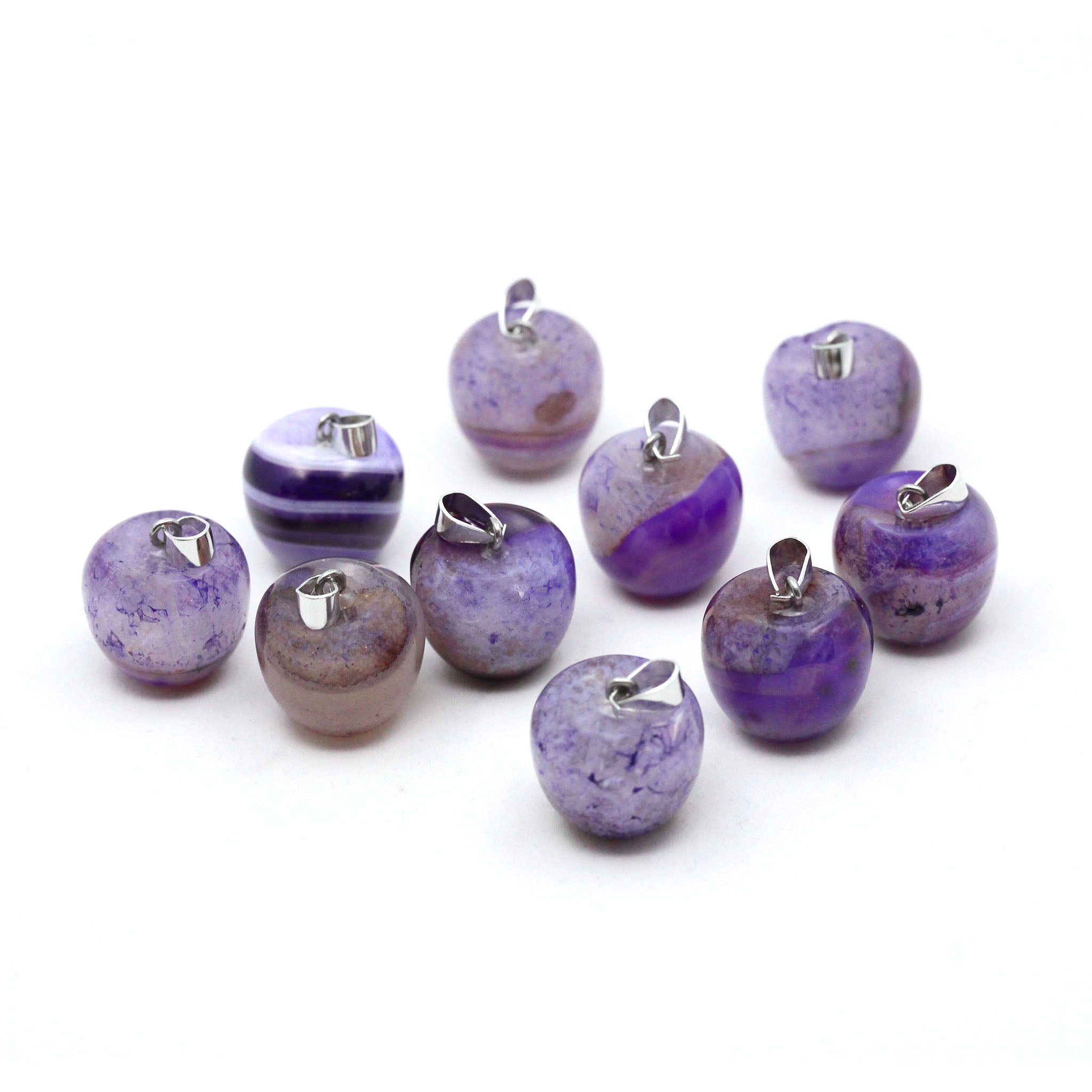 Apple Pendant  - 10 Pcs