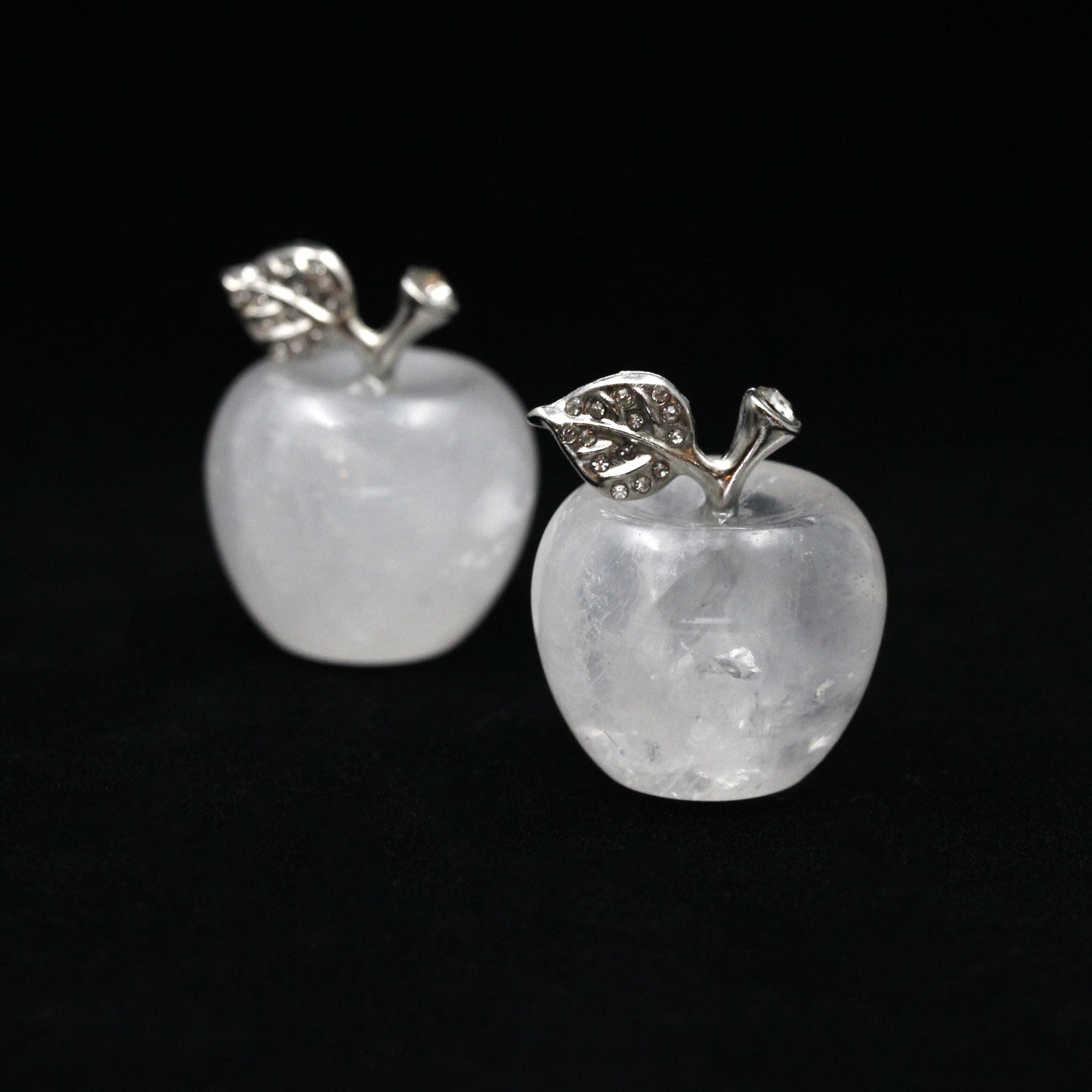 Apple with Metal Stem 1.4 Inches