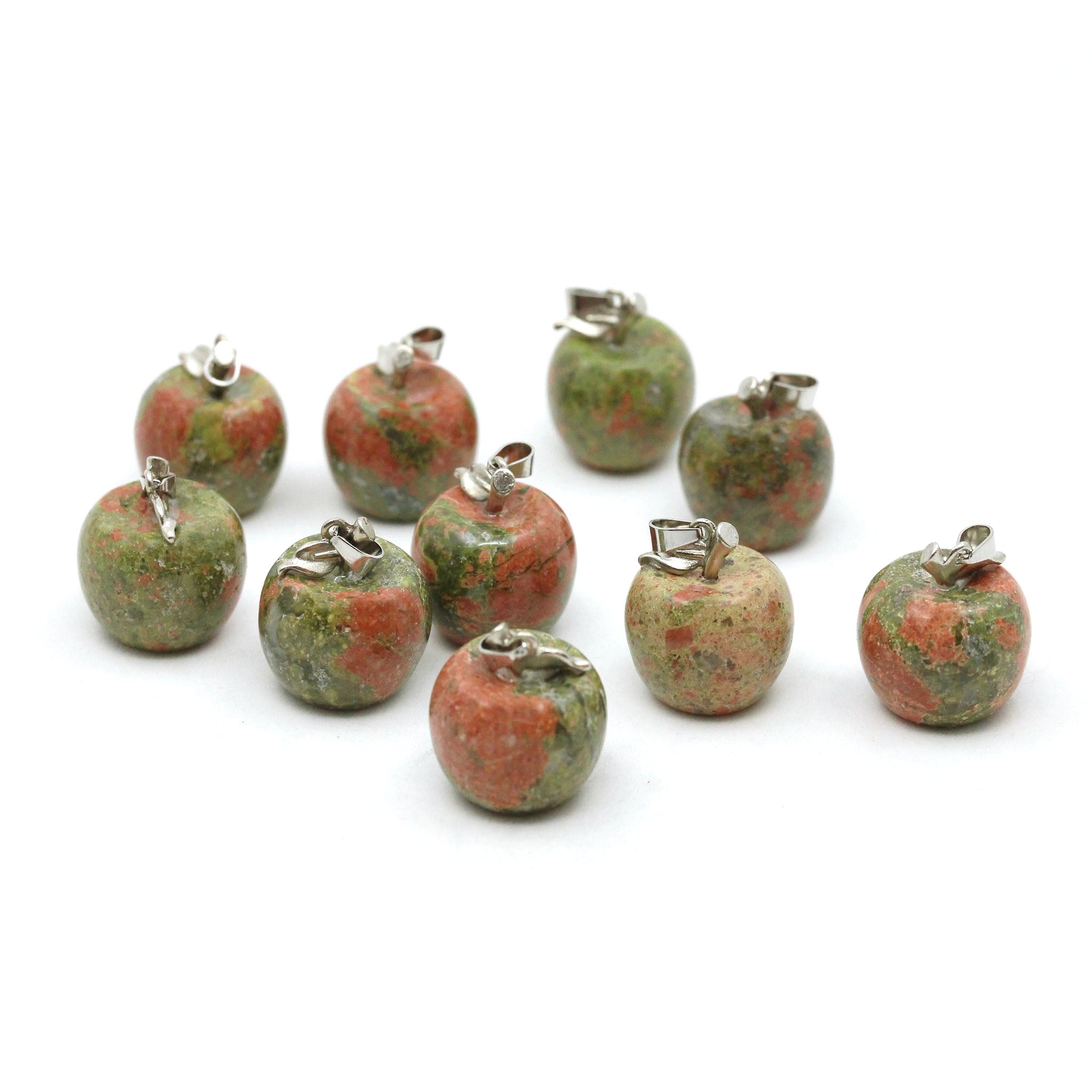 Apple Pendant  - 10 Pcs