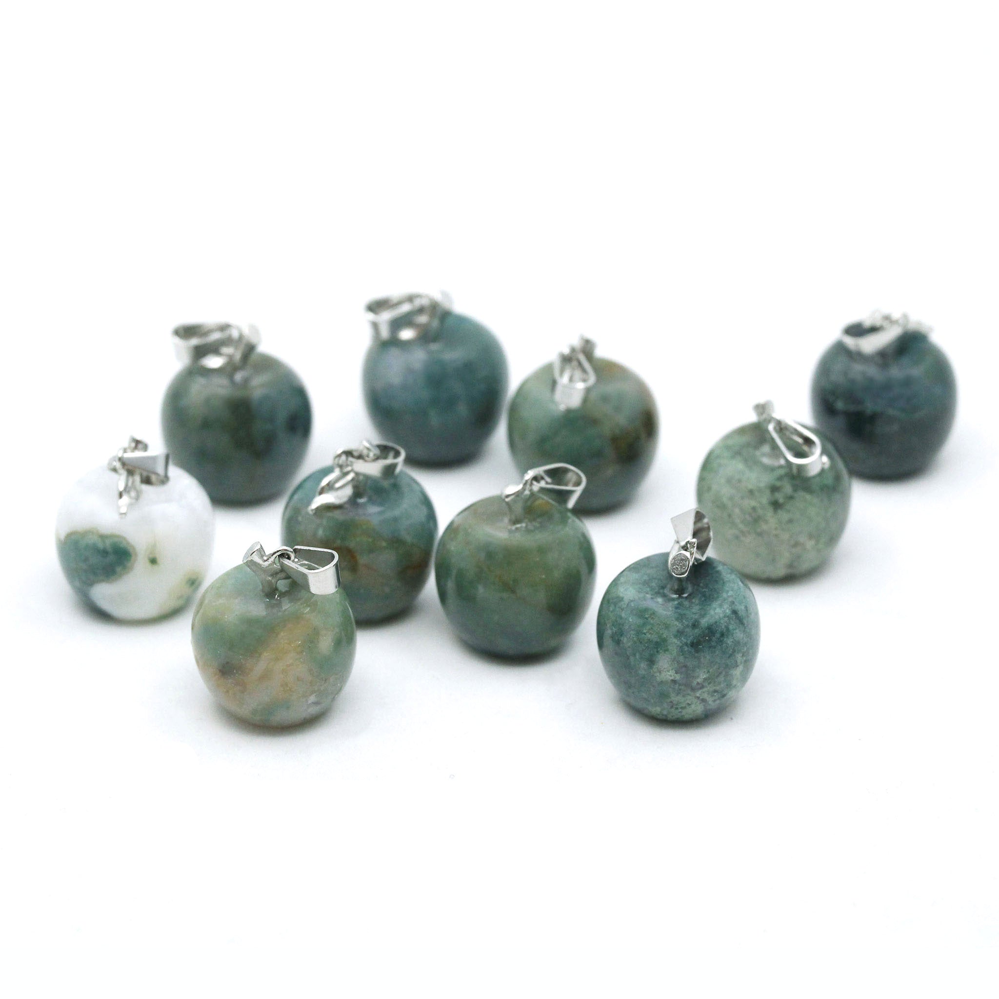 Apple Pendant  - 10 Pcs