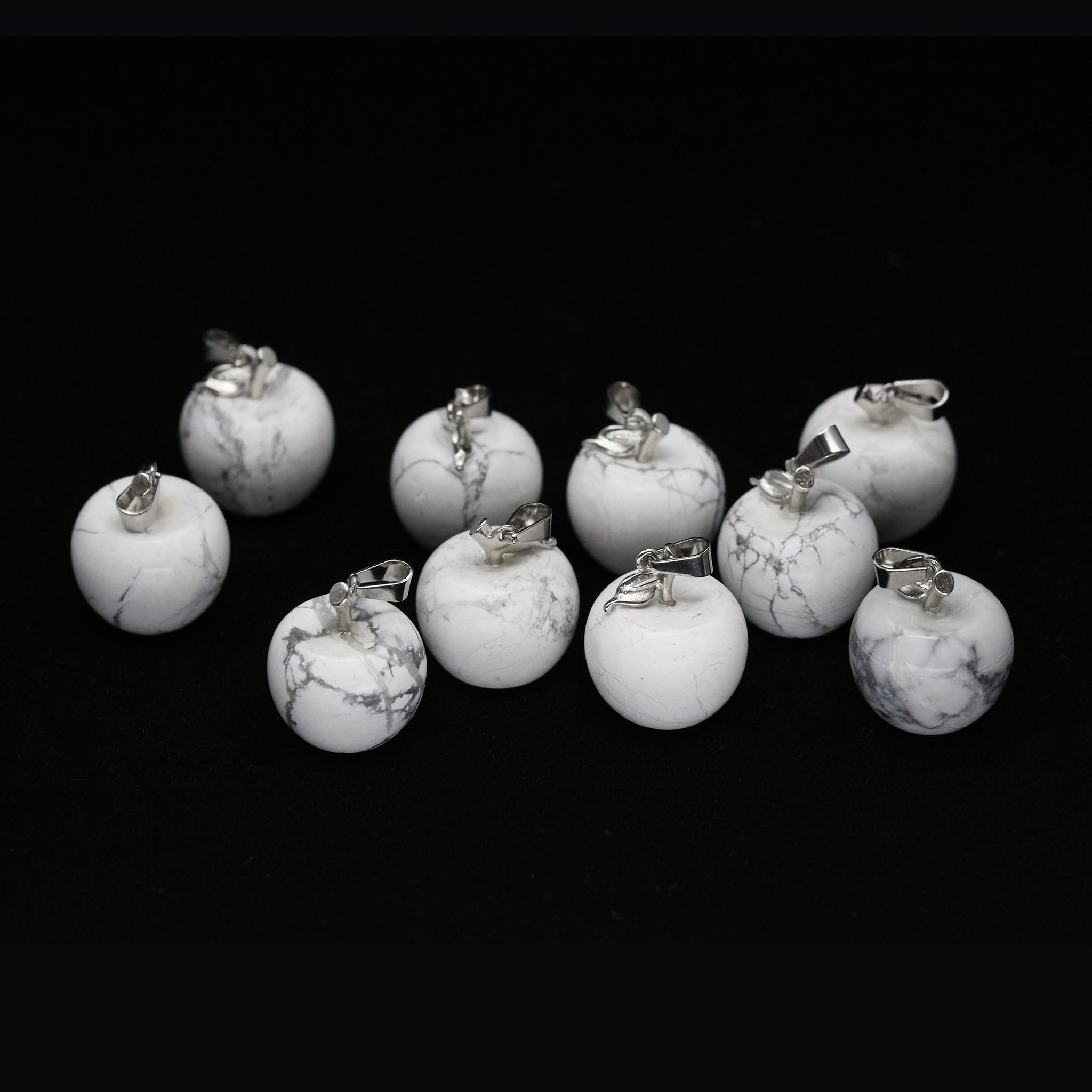 Apple Pendant  - 10 Pcs