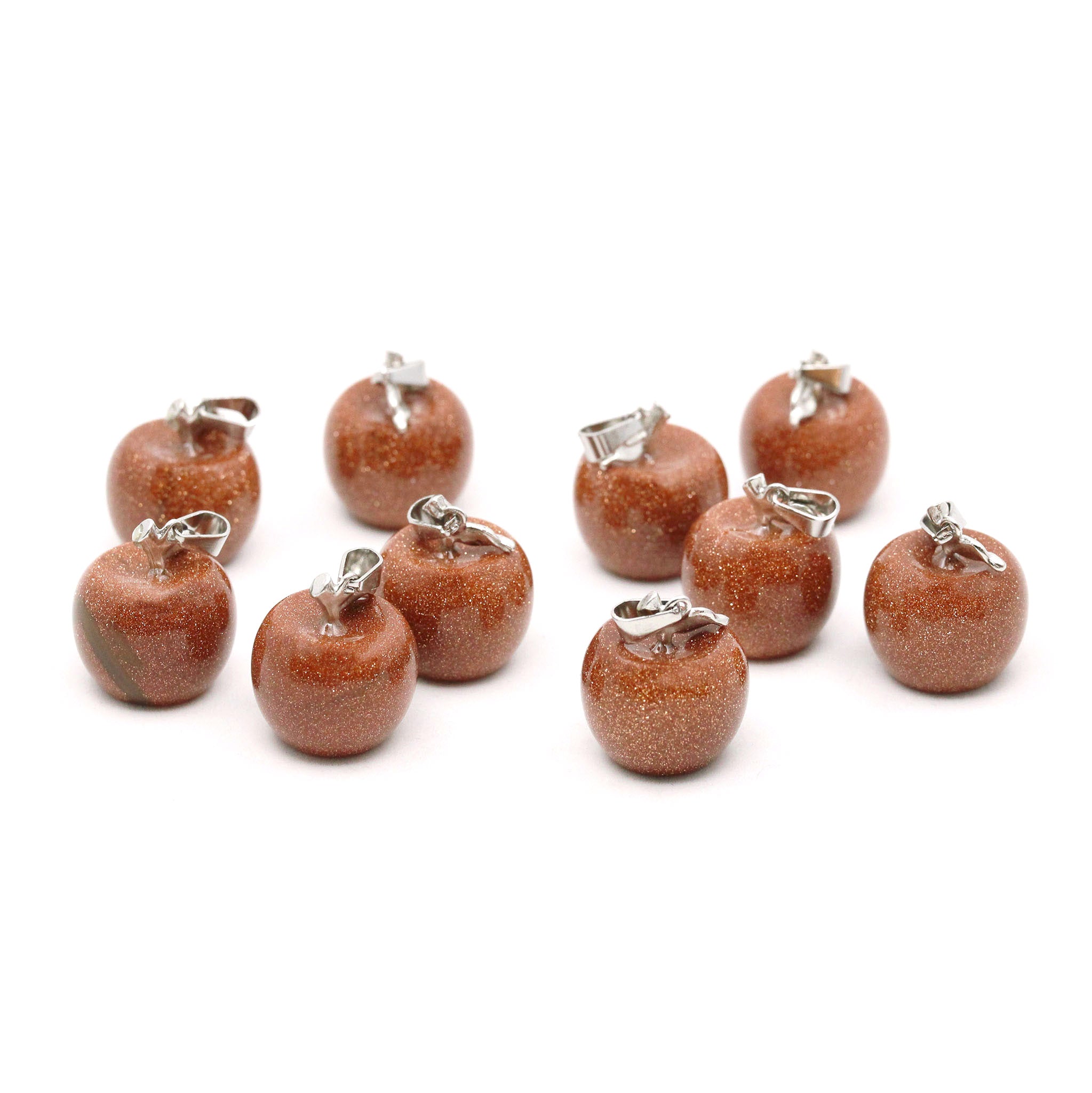 Apple Pendant  - 10 Pcs