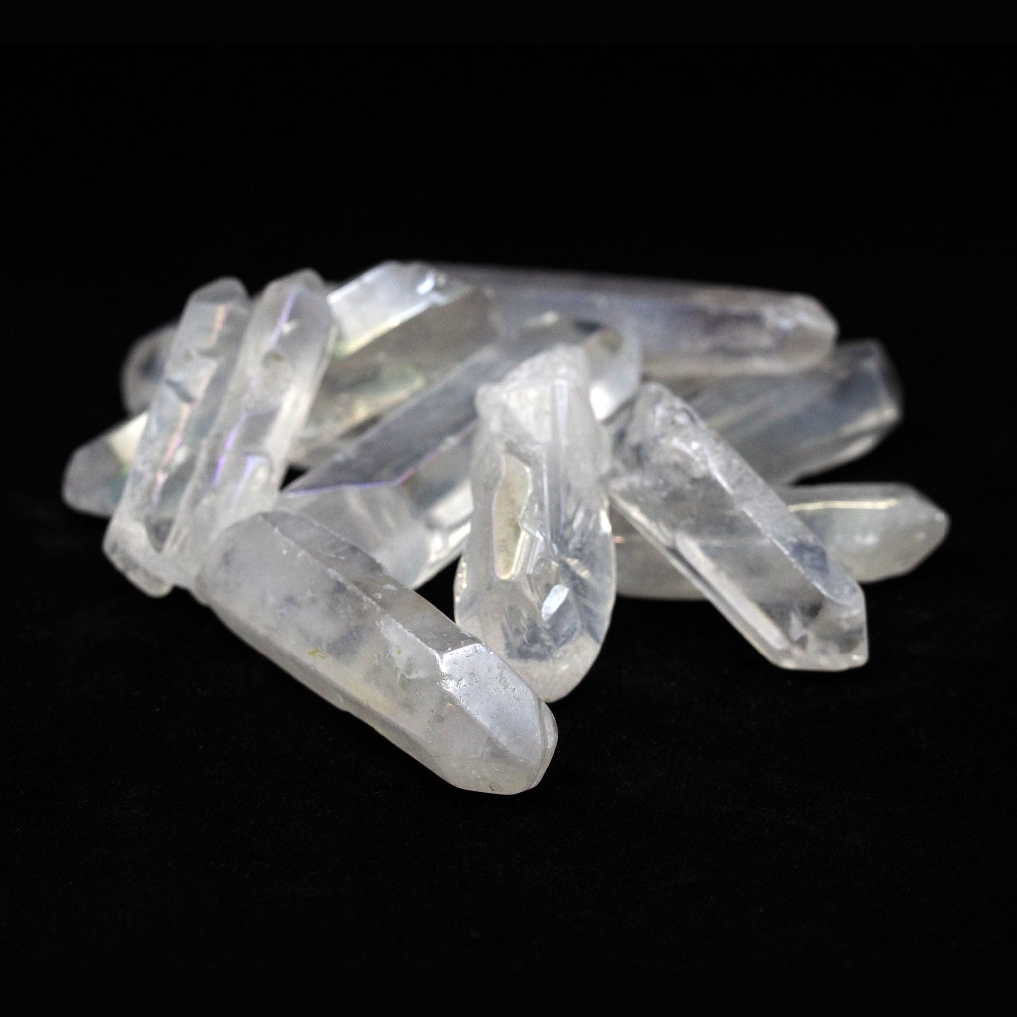 Rainbow Aura Quartz Points - 1 Pound
