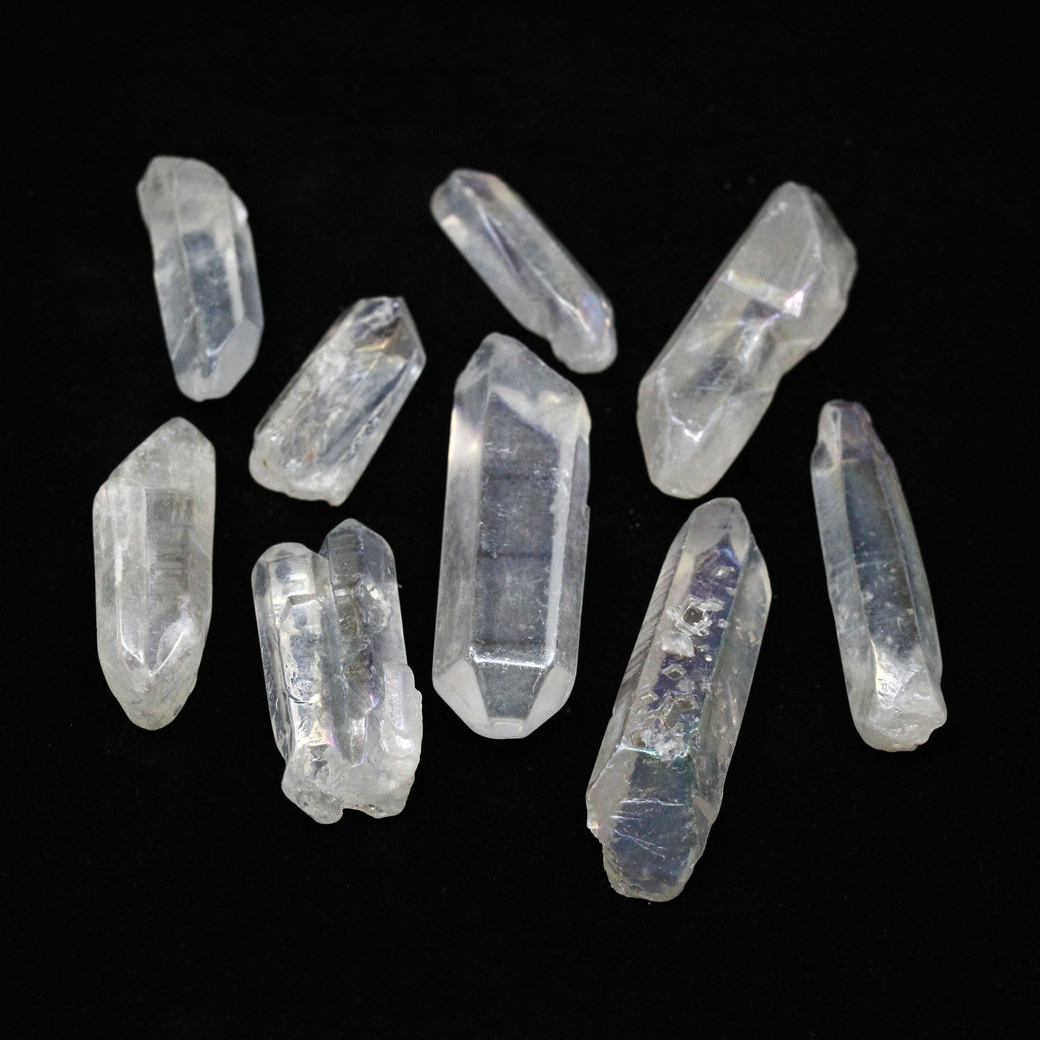 Rainbow Aura Quartz Points - 1 Pound