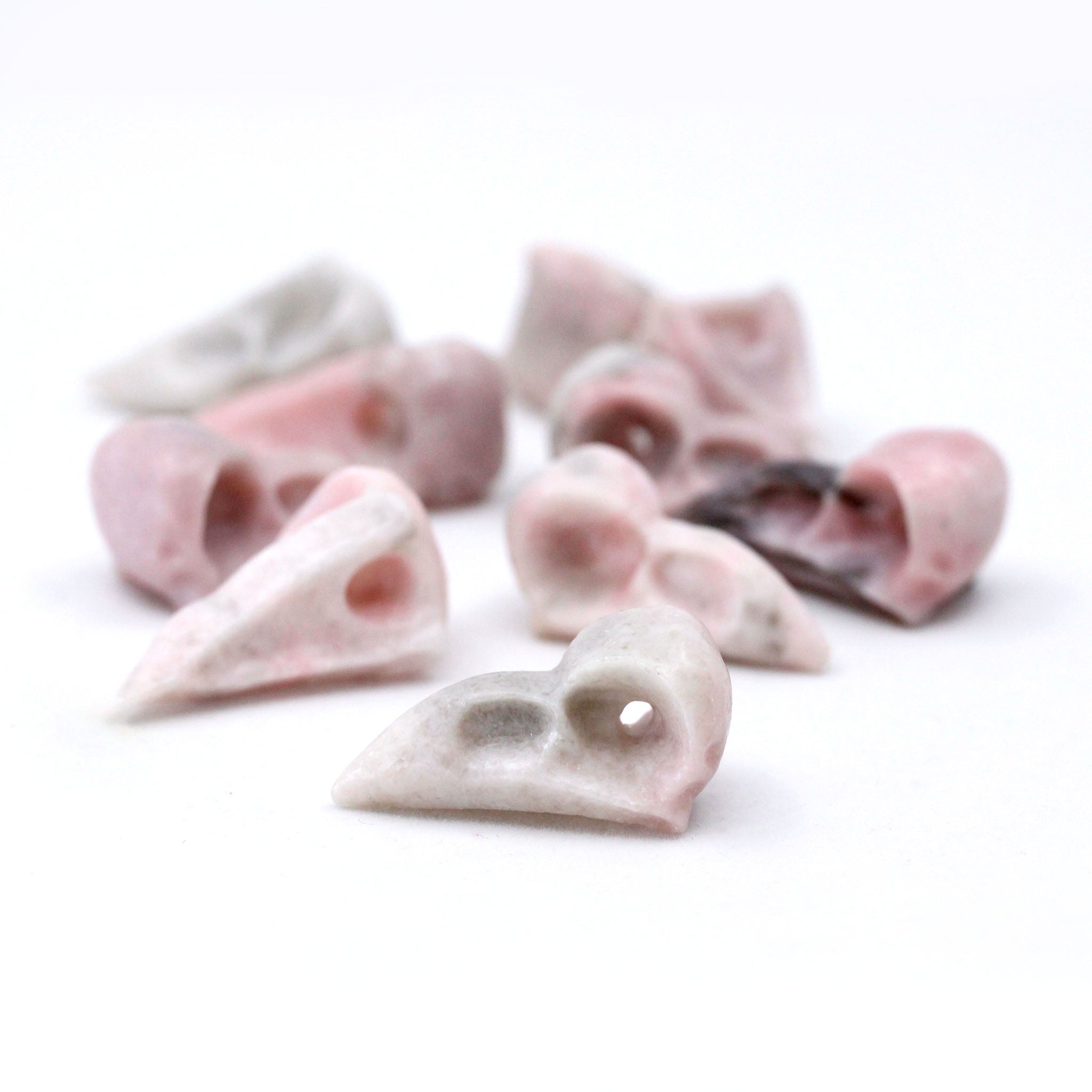 Bird Skull 1.2 Inches - 10 Pcs