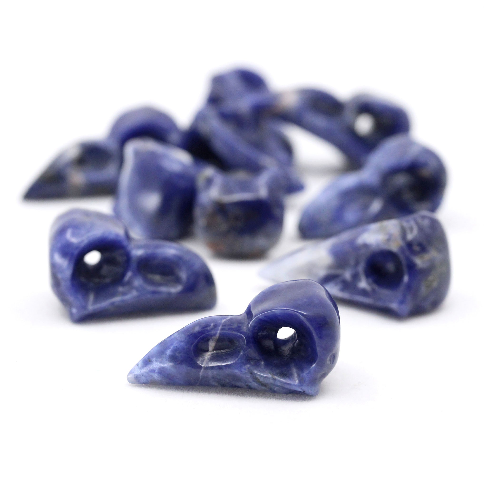 Bird Skull 1.2 Inches - 10 Pcs