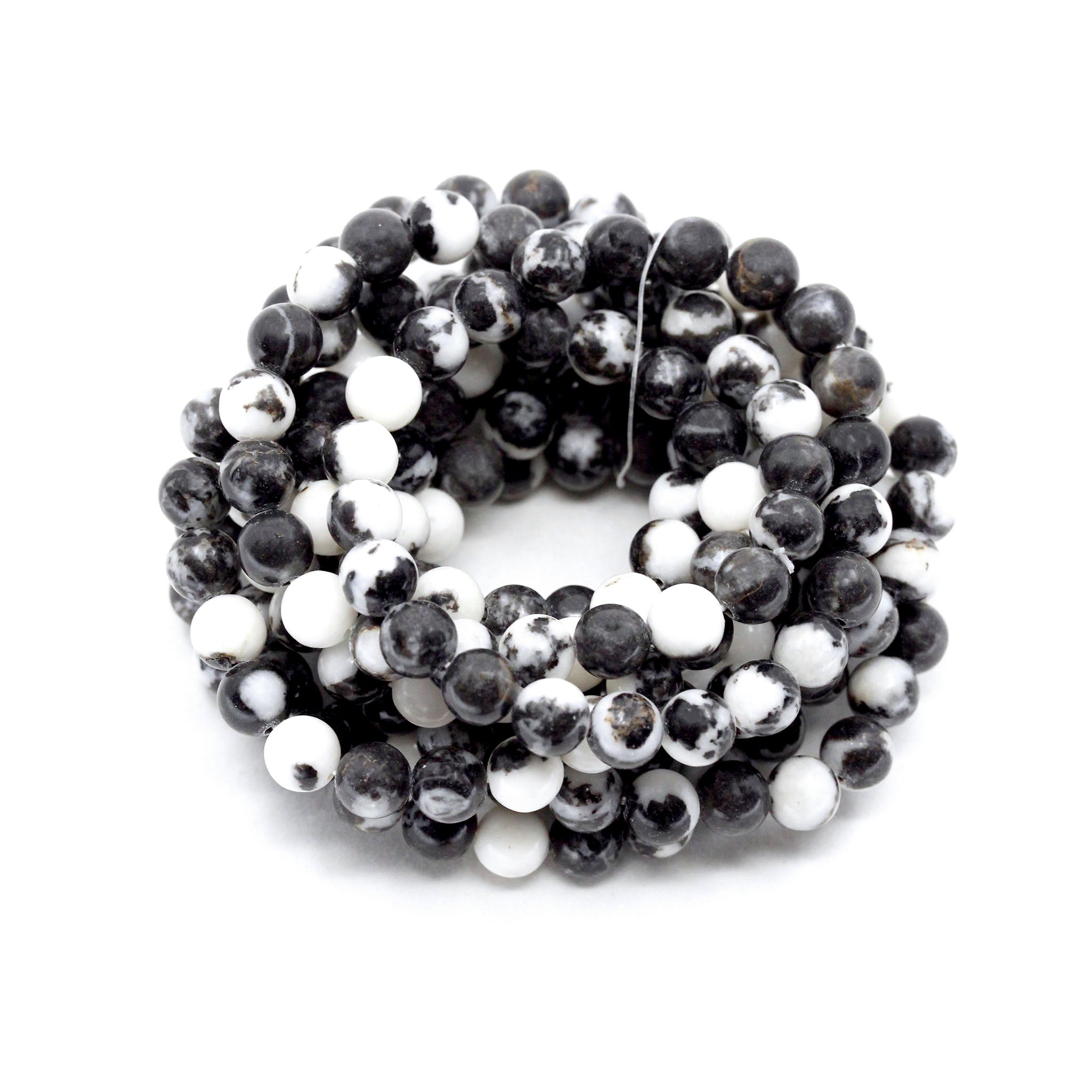 Zebra Jasper Bracelet 8mm - 10 Pc