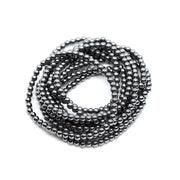 Hematite Bracelet 4mm - 10 Pcs
