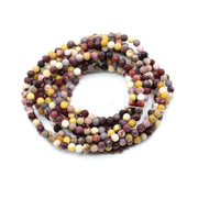 Mookaite Jasper Bracelet 4mm - 10 Pcs