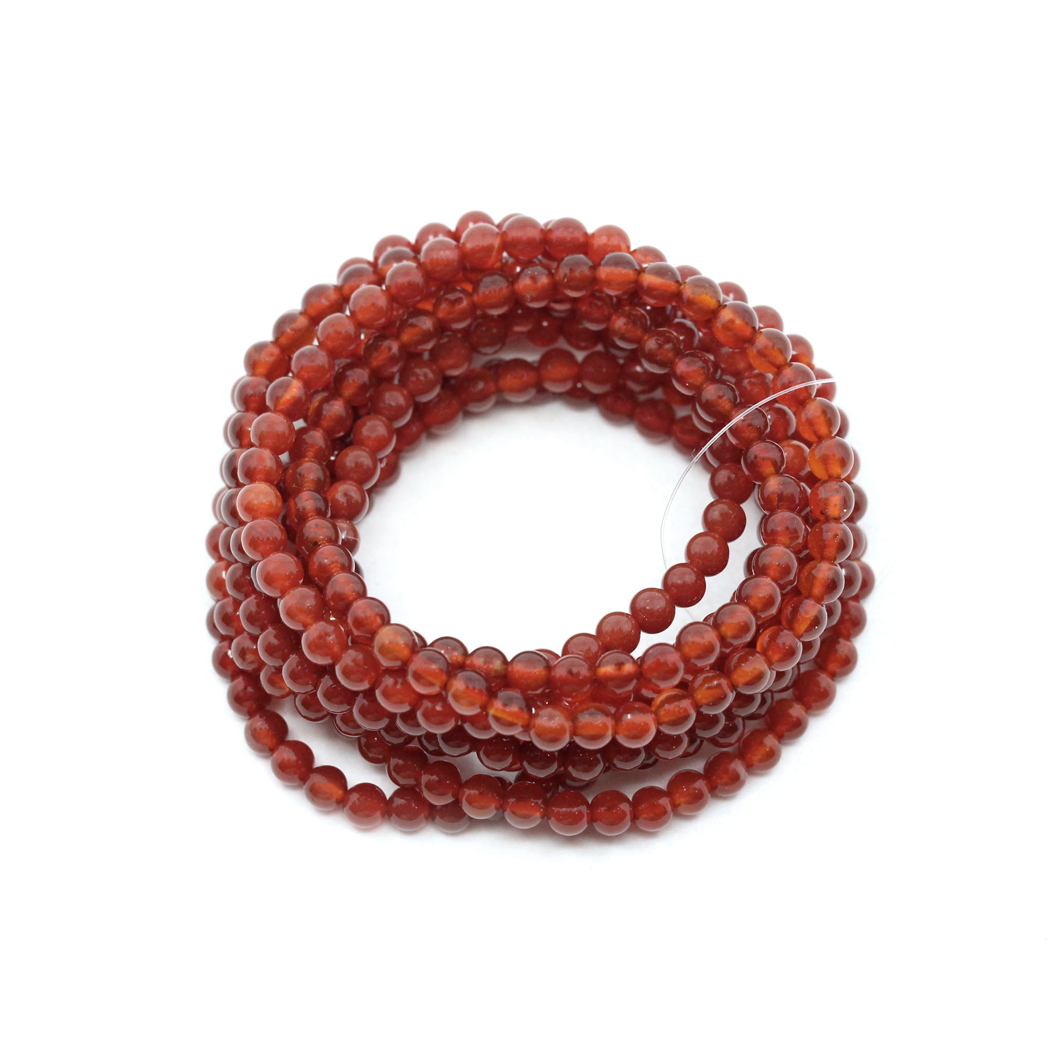 Carnelian Bracelet 4-5mm - 10 Pcs