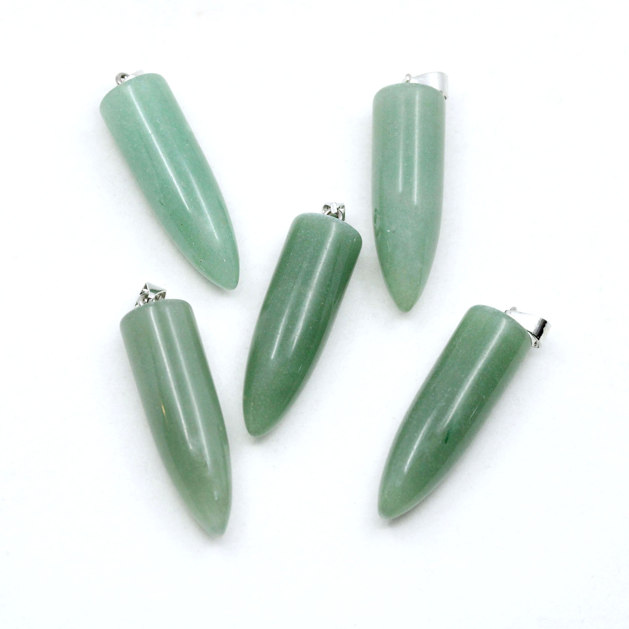 Bullet Shaped Pendant - 5 Pcs