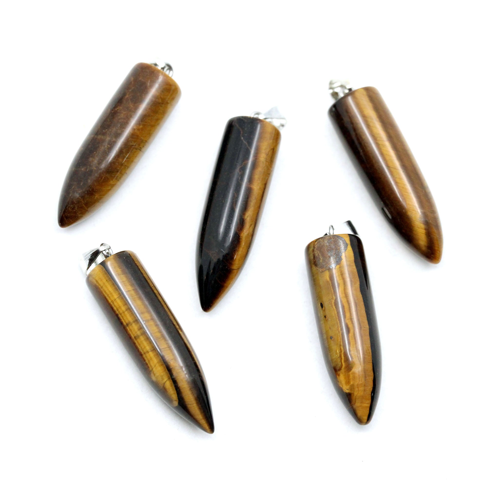 Bullet Shaped Pendant - 5 Pcs
