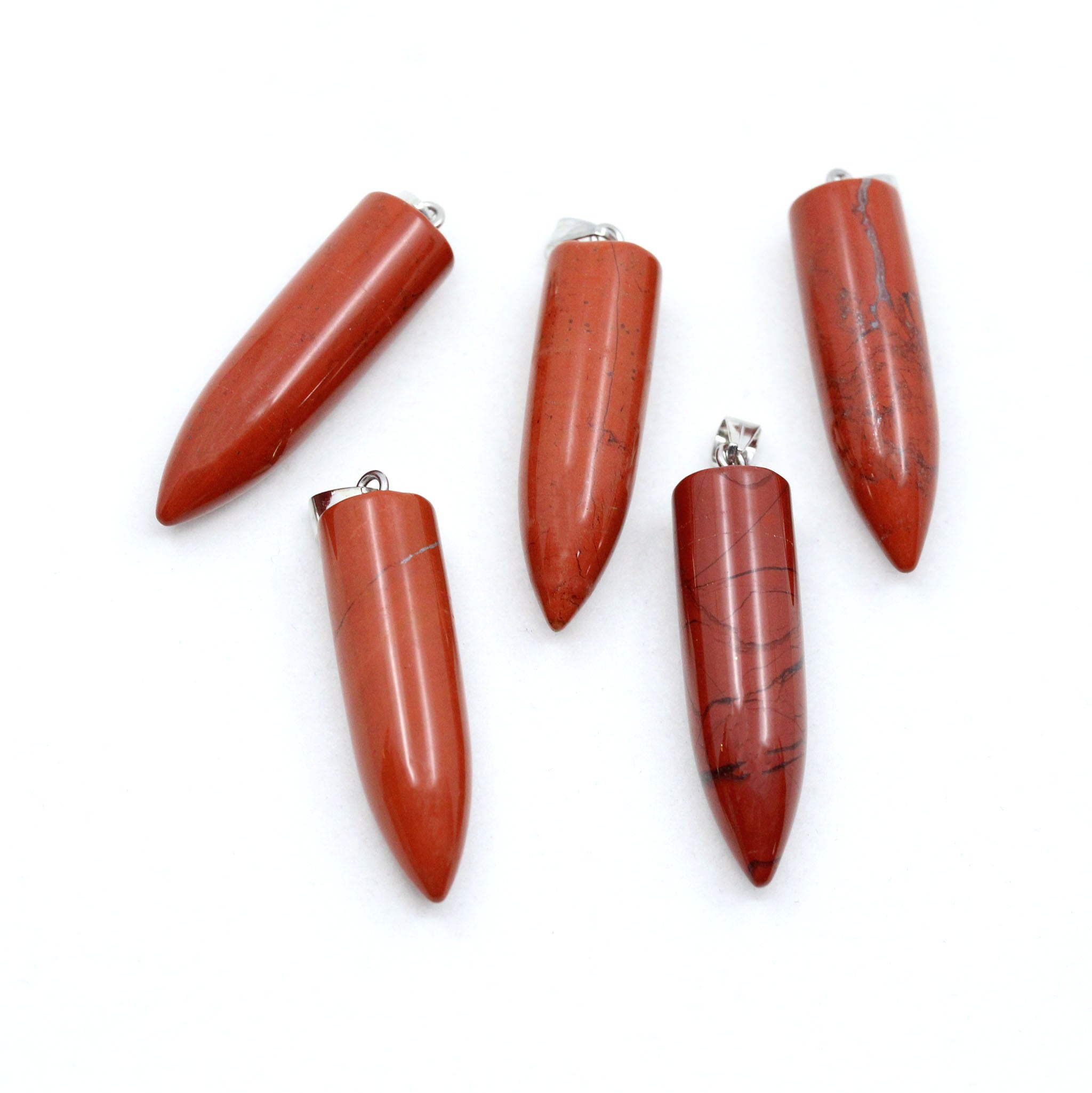 Bullet Shaped Pendant - 5 Pcs