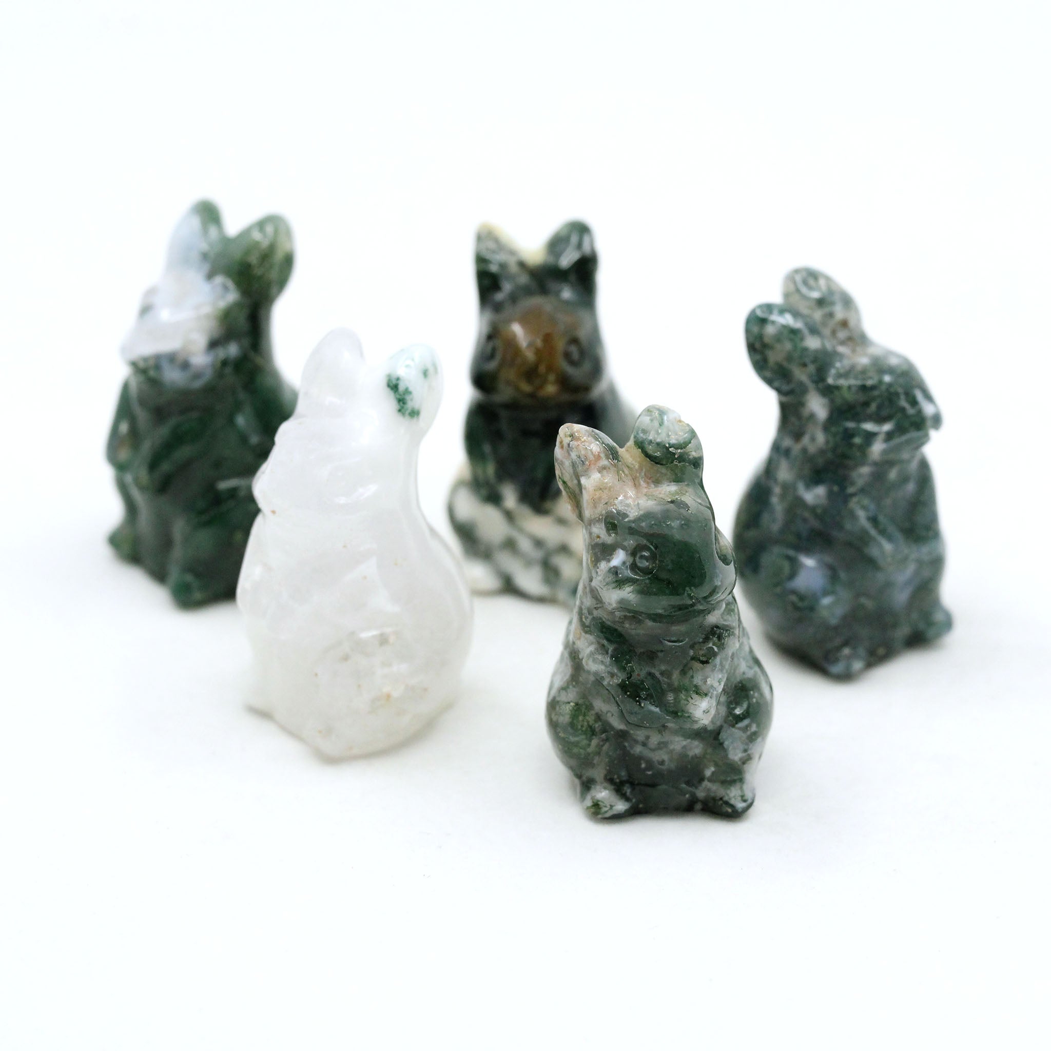 Rabbit Standing On Hind Legs 1.5 Inches - 5 Pcs