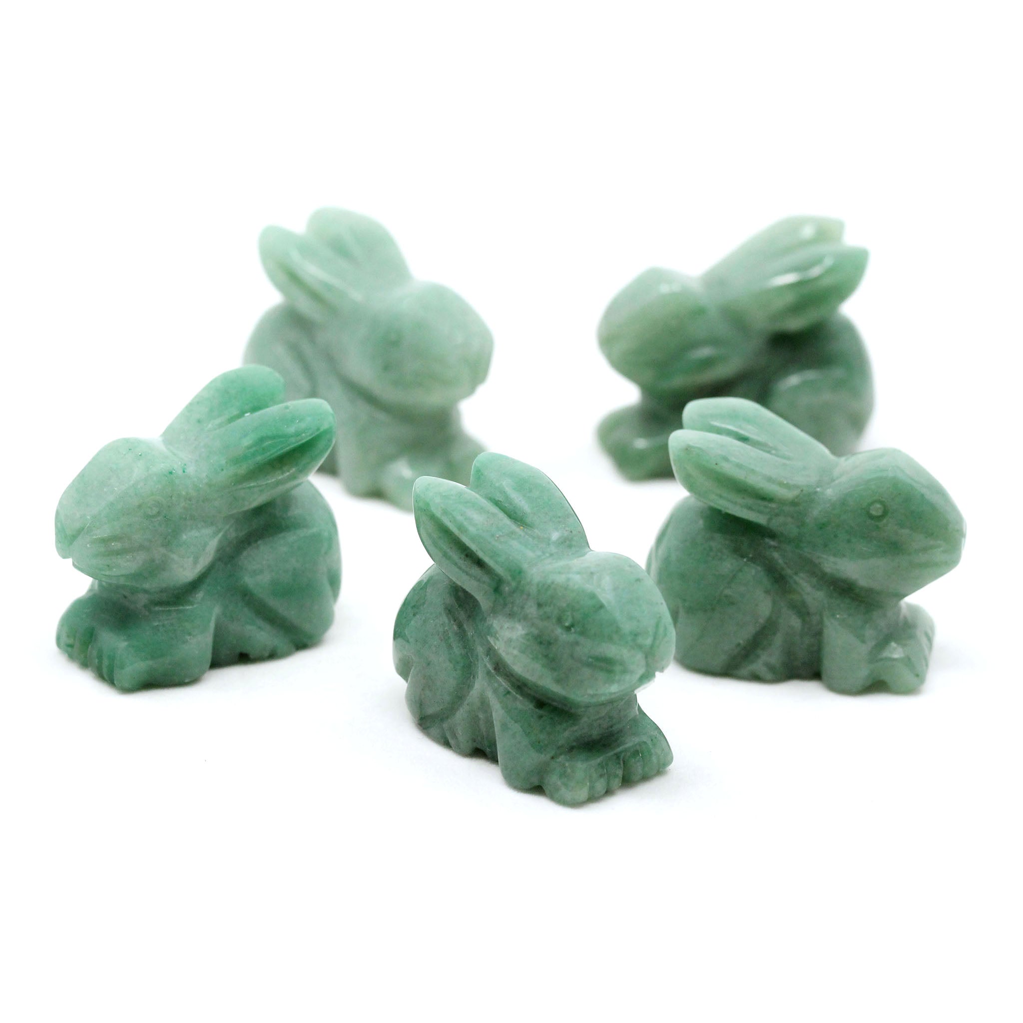 Rabbit Sitting 1.5 Inches - 5 Pcs