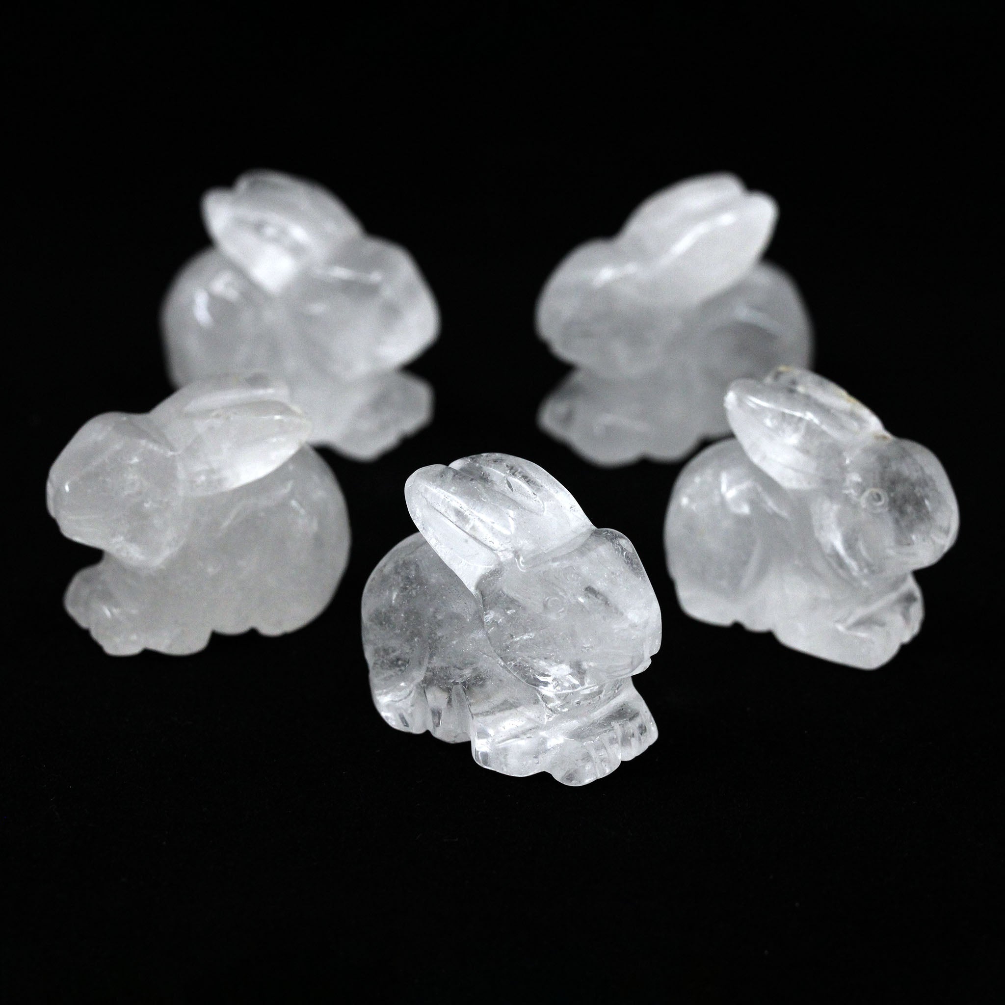 Rabbit Sitting 1.5 Inches - 5 Pcs