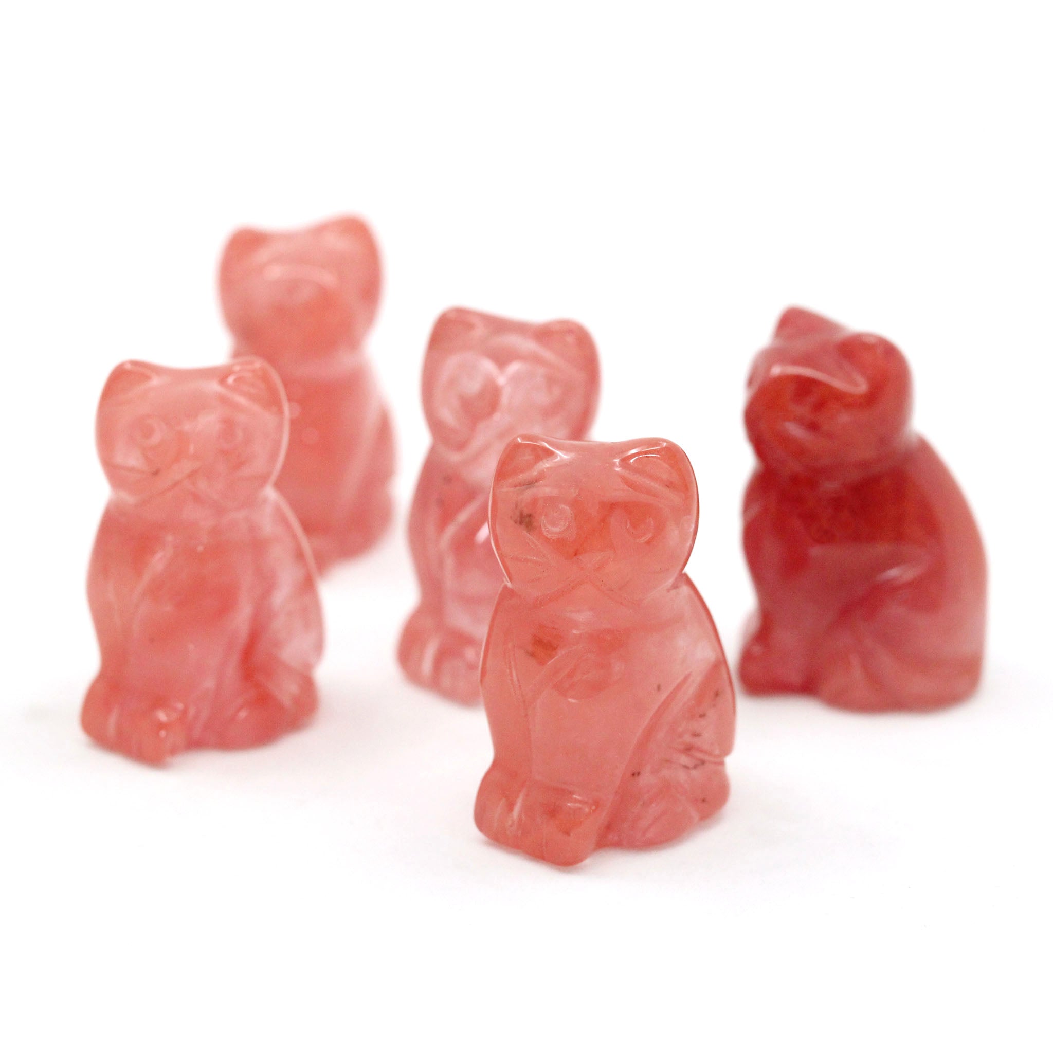 Cat Sitting 1.5 Inches - 5 Pcs