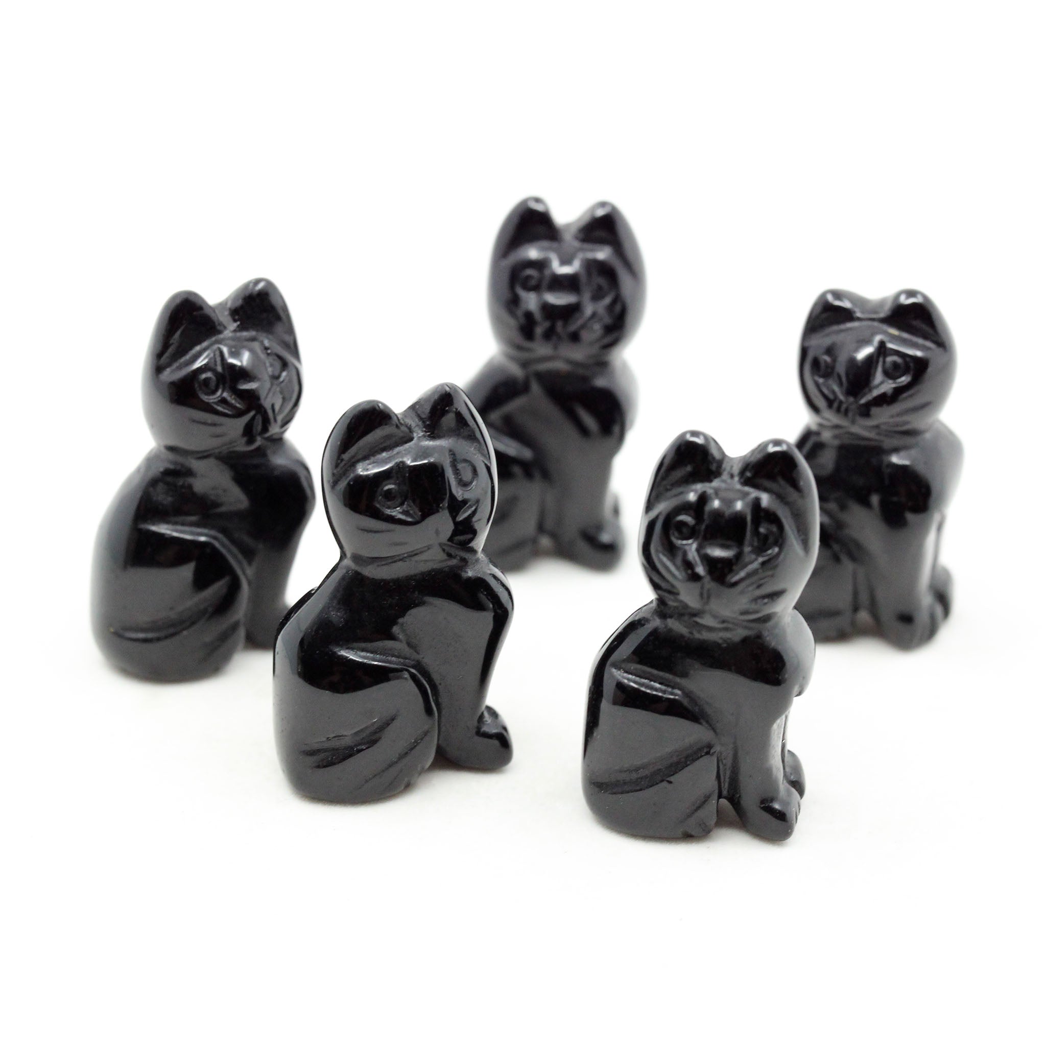 Cat Sitting 1.5 Inches - 5 Pcs