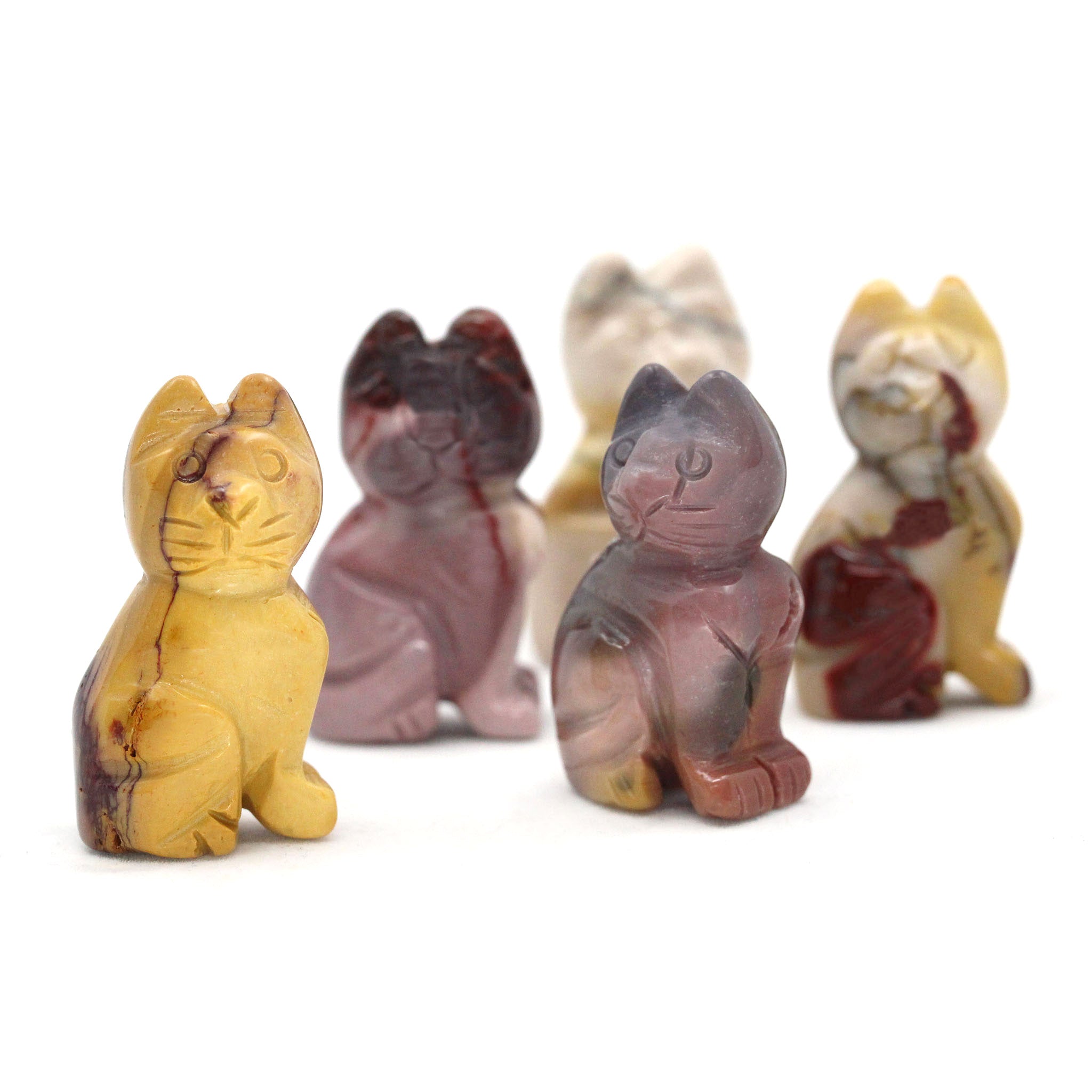 Cat Sitting 1.5 Inches - 5 Pcs