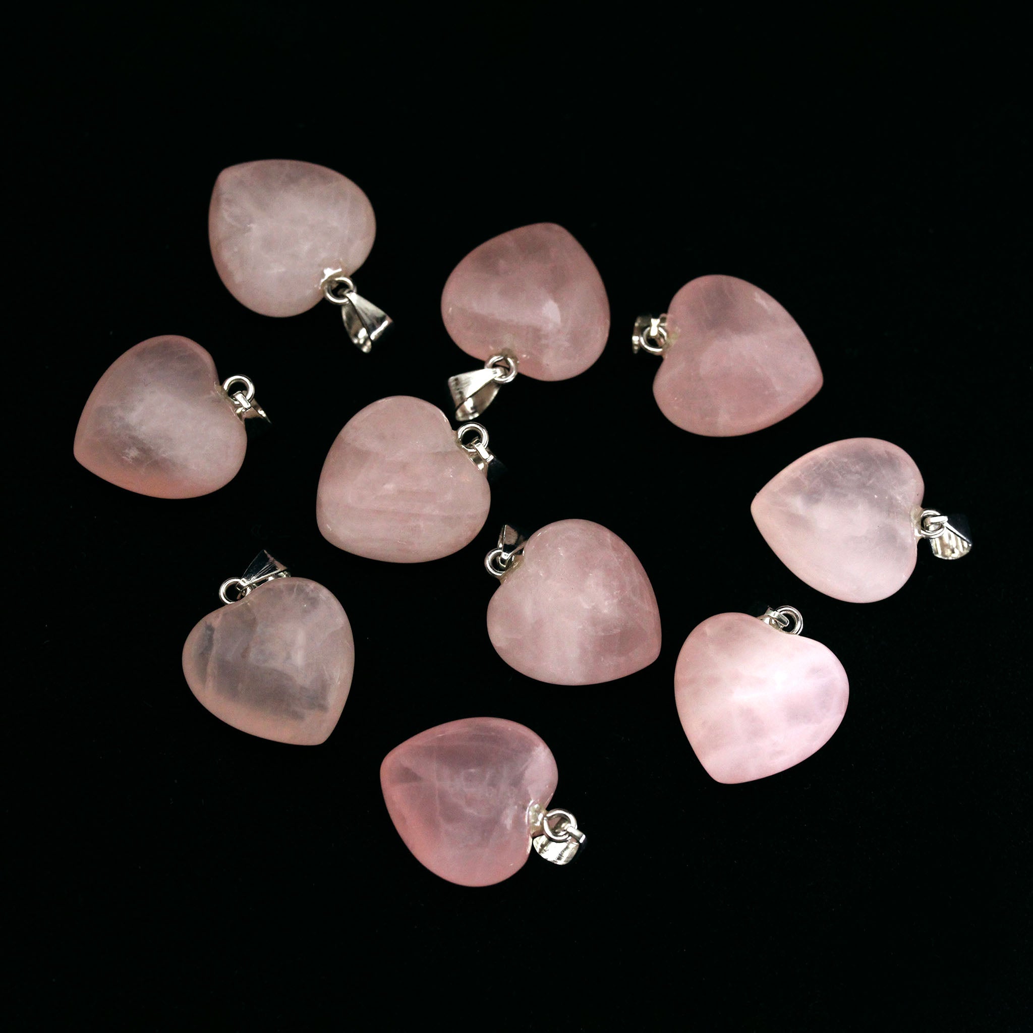 Heart Pendant 0.8 Inch (20 mm) - 10 Pcs