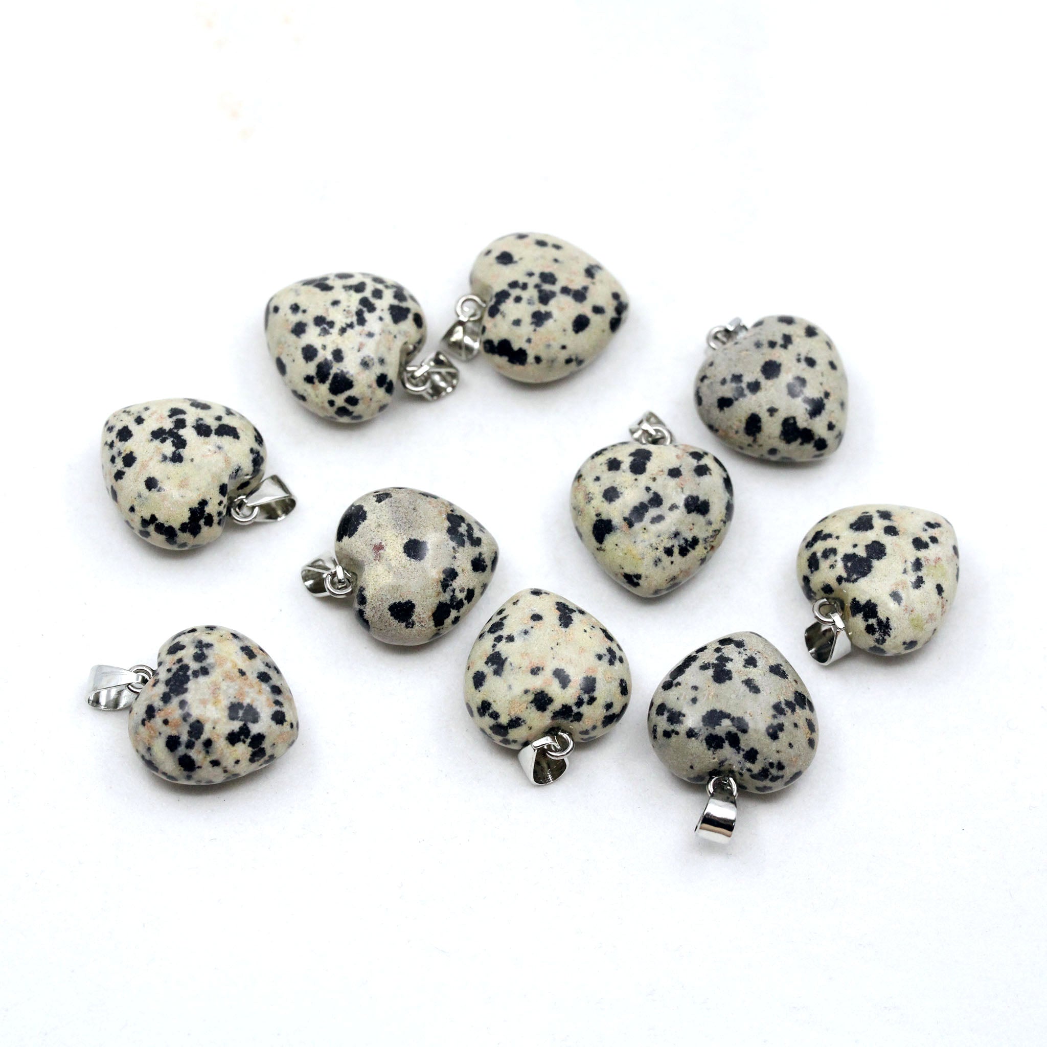 Heart Pendant 0.8 Inch (20 mm) - 10 Pcs