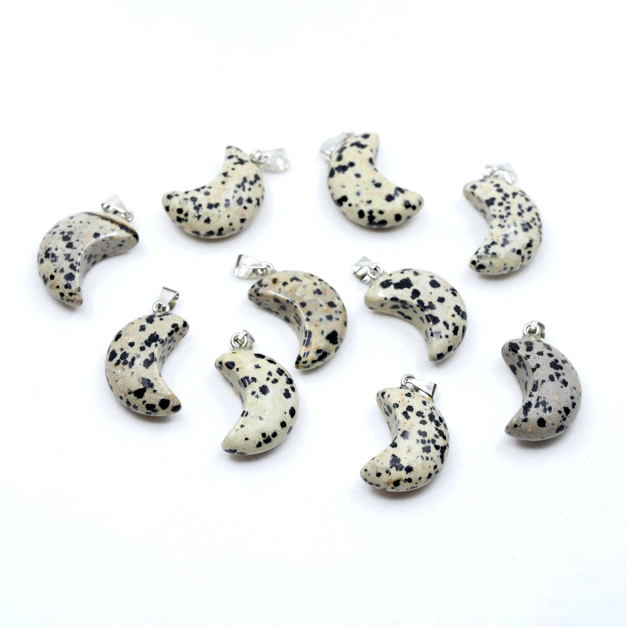 Puffy Moon Pendant - 10 Pcs