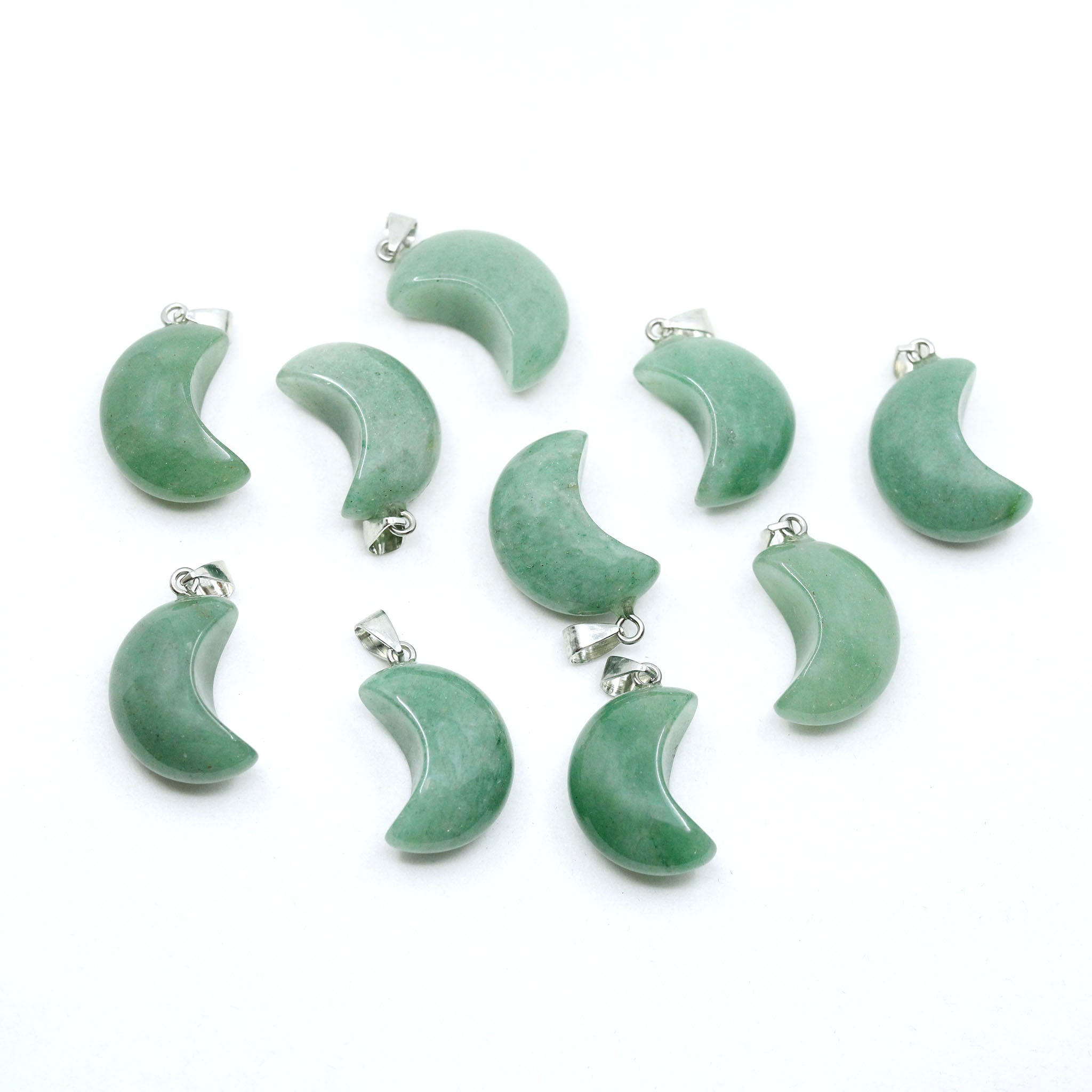 Puffy Moon Pendant - 10 Pcs