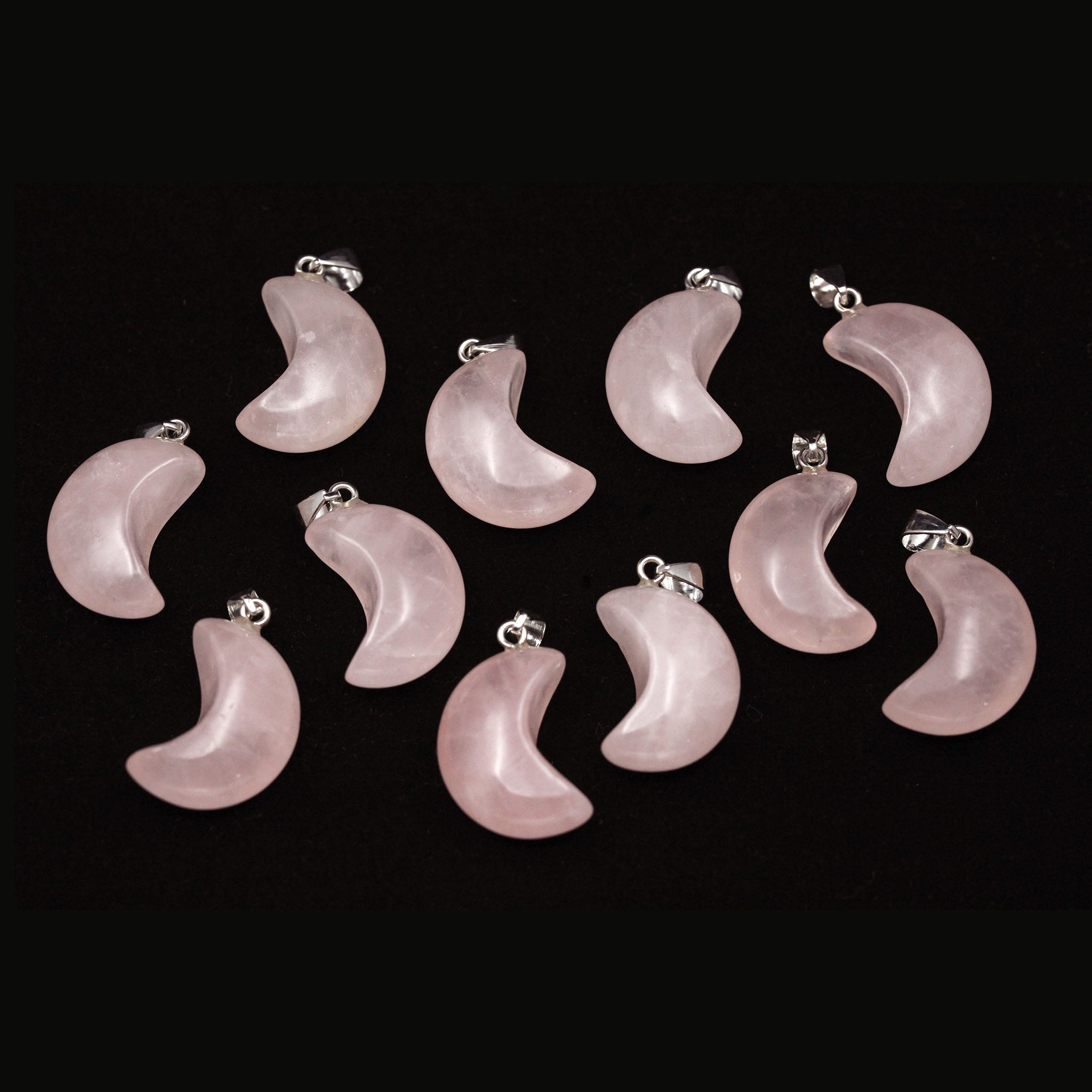 Puffy Moon Pendant - 10 Pcs