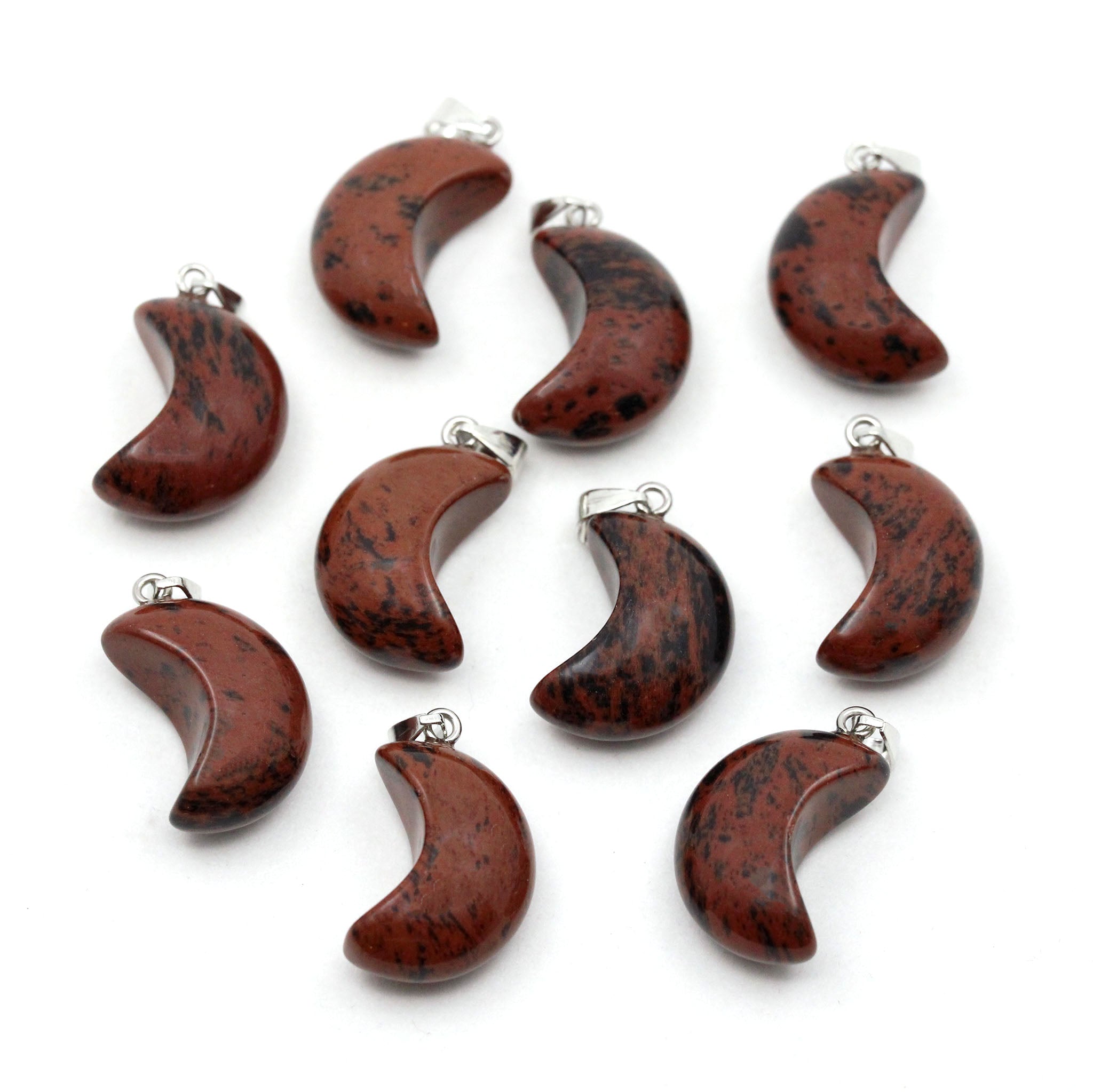 Puffy Moon Pendant - 10 Pcs