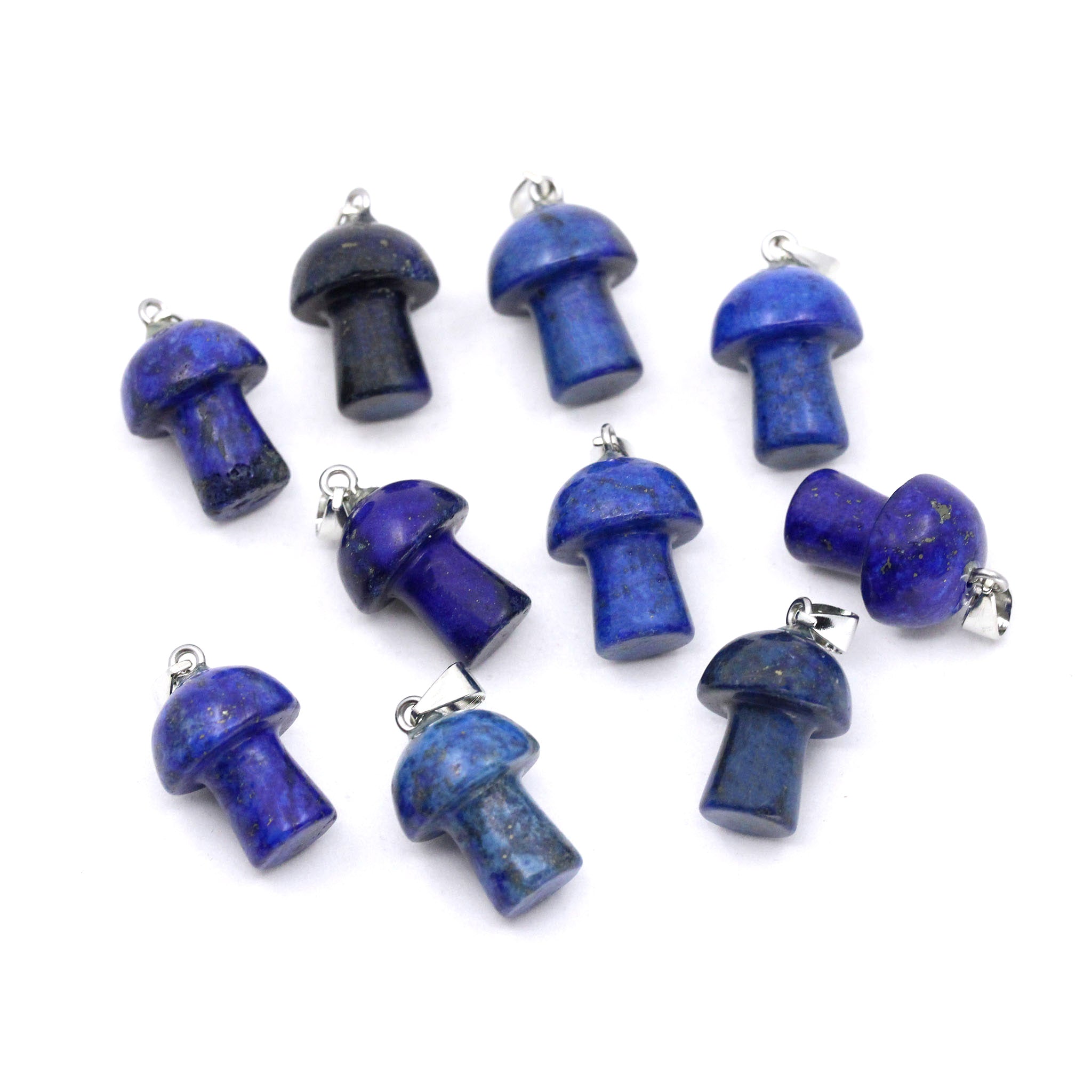 Mushroom Pendant - 10 Pcs